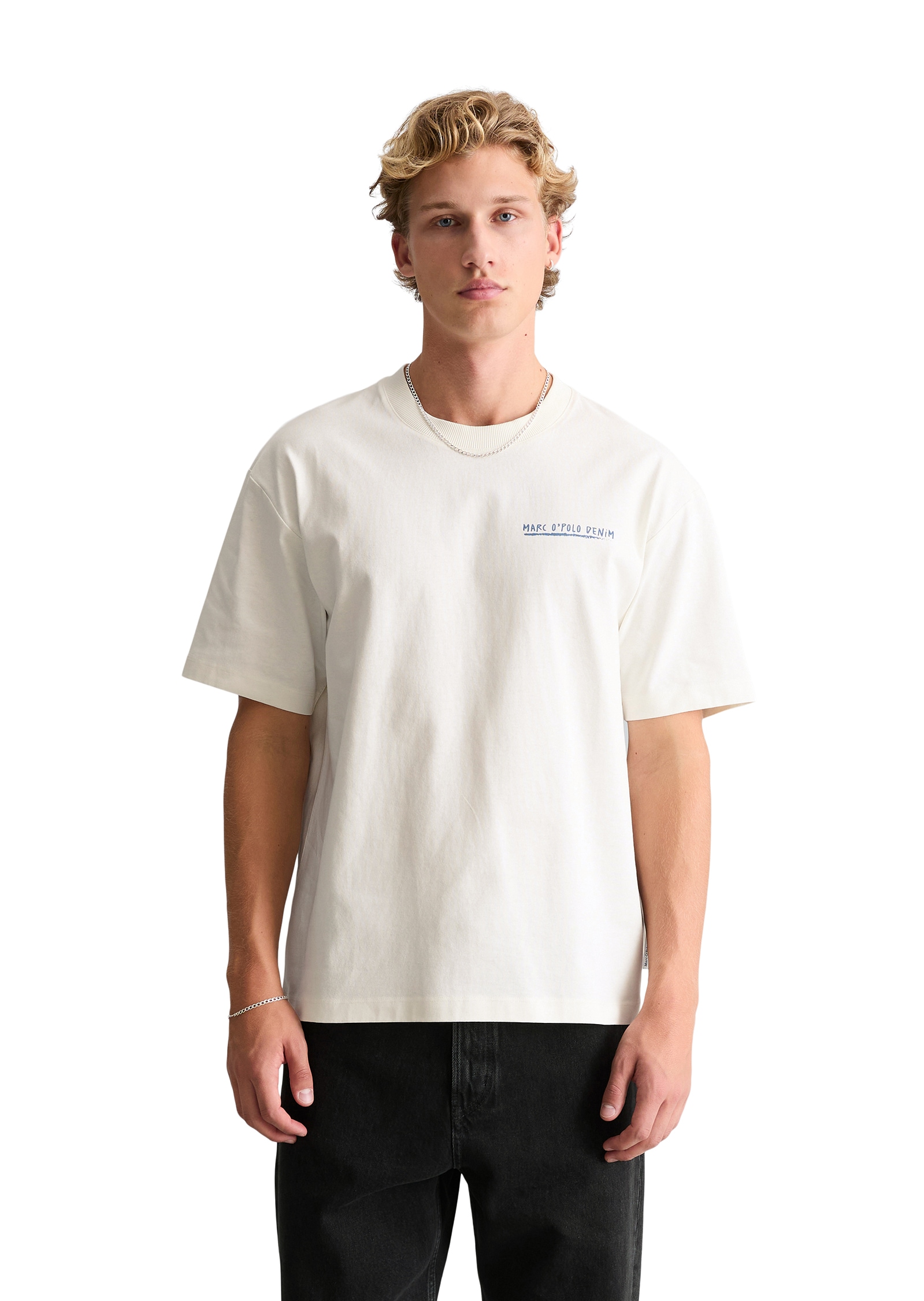 Marc O'Polo DENIM T-shirt relaxed avec imprimé dans le dos