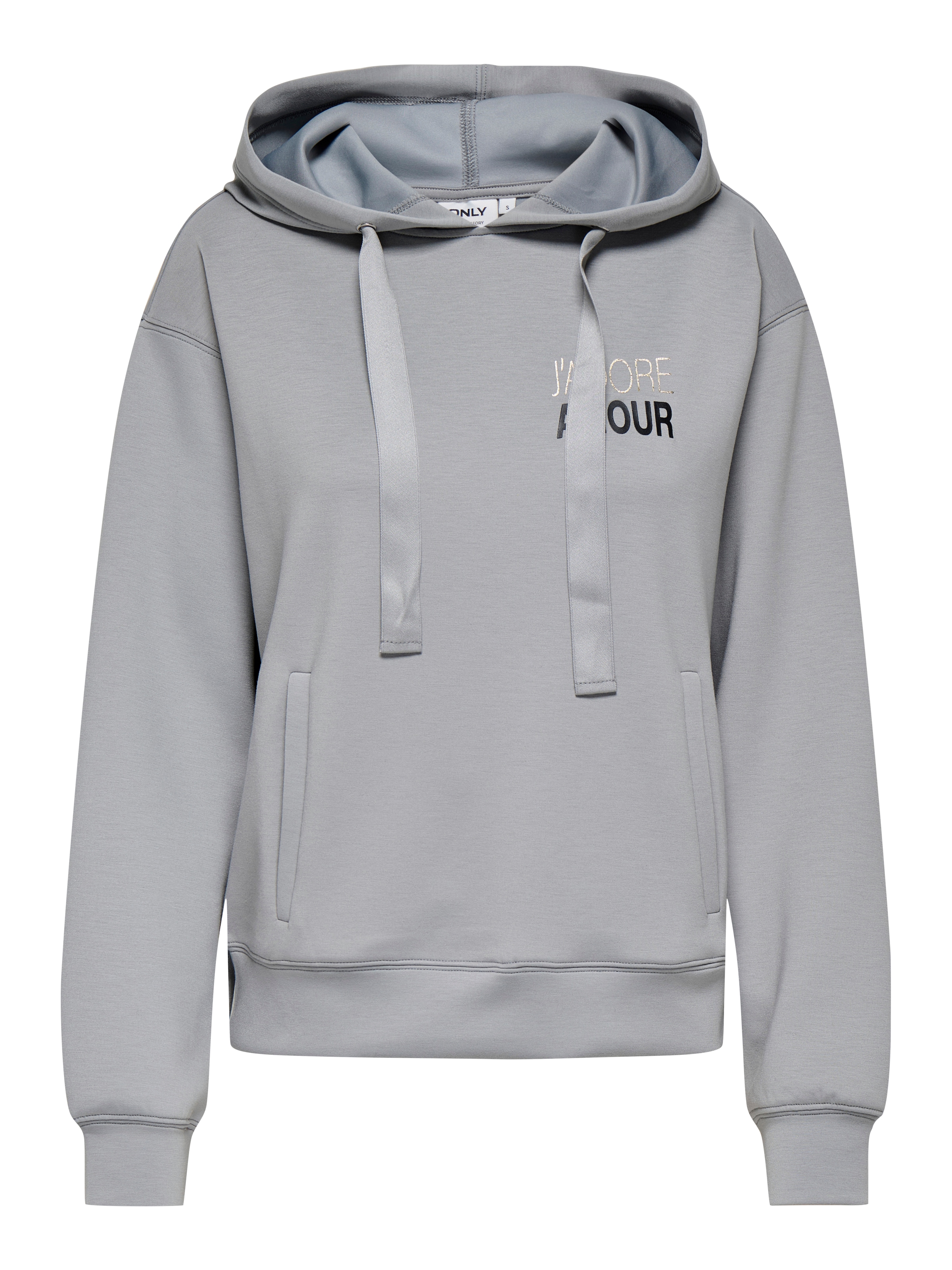 ONLY Kapuzensweatshirt »ONLALINA LIFE L/S PRINT HOOD SWT«
