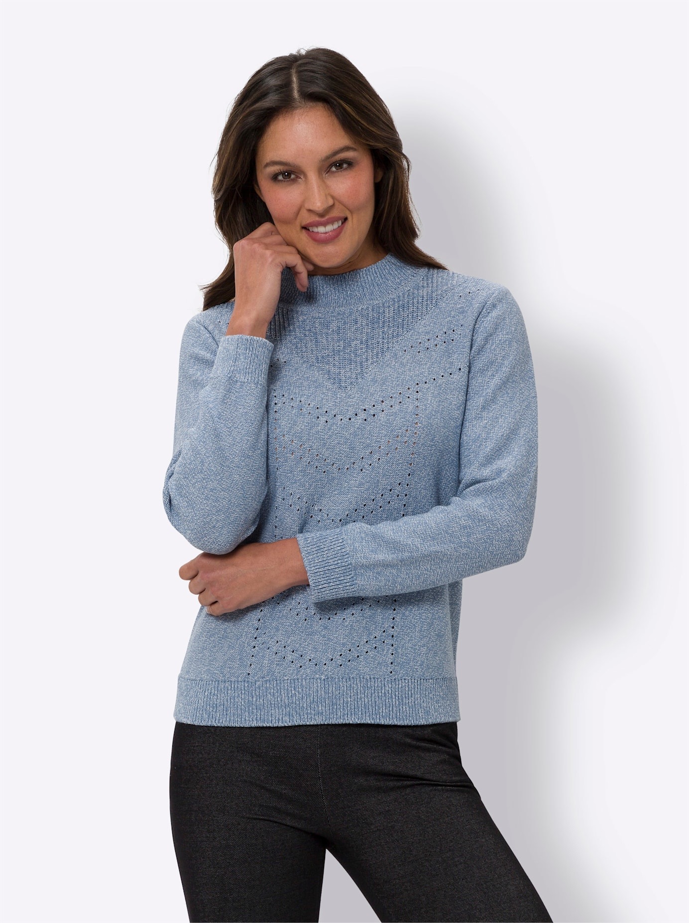 Classic Basics Pull en tricot »Stehkragen-Pullover«