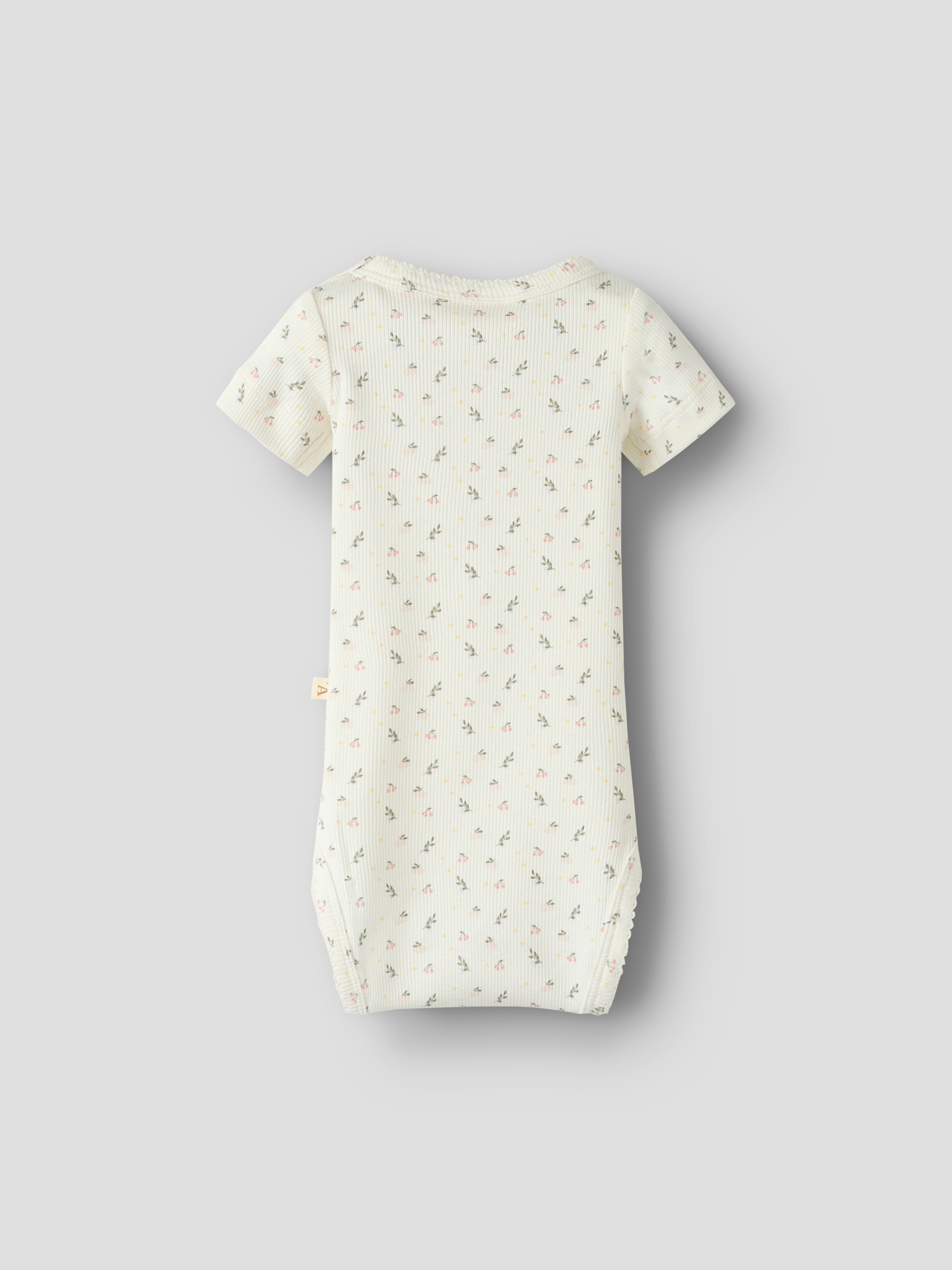 Lil' Atelier Body à manches courtes »NBFGAGO SS SLIM BODY LIL NOOS« Baumwollmischung, Druck, Kurzarm