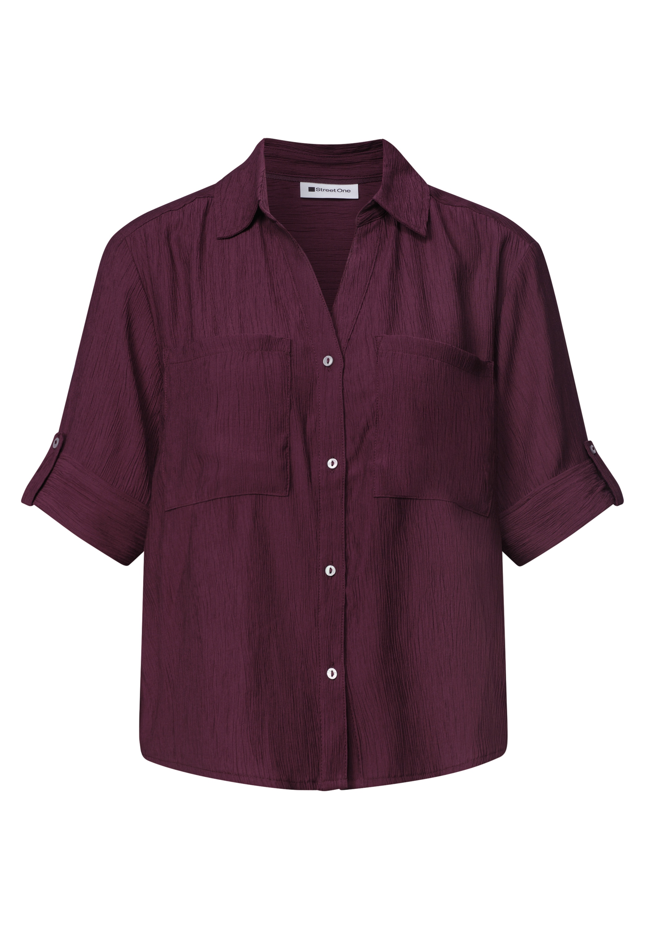 STREET ONE Blouse chemise peut aussi être porté ouvert