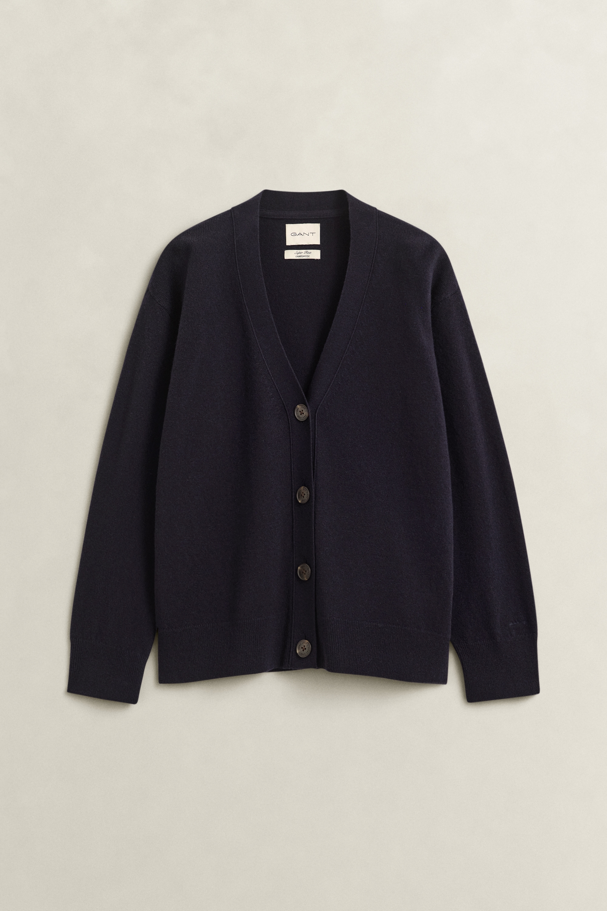 Gant Cardigan »SUPERFINE LAMBSWOOL« in Woll-Qualität