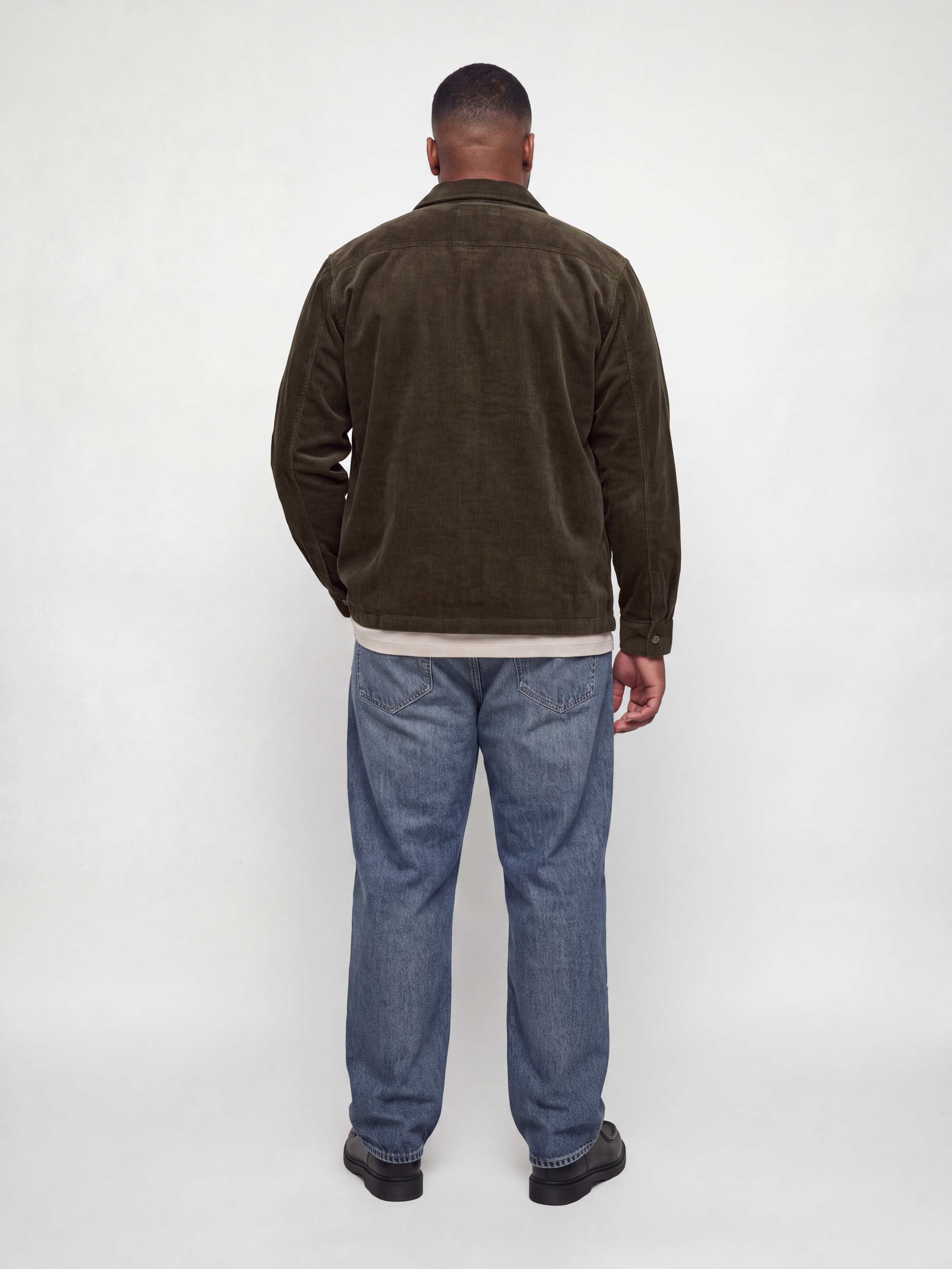 Jack & Jones PlusSize Chemise à manches longues »JJEREGENT CORD OVERSHIRT LS SN PLS« coton, coupe régulière