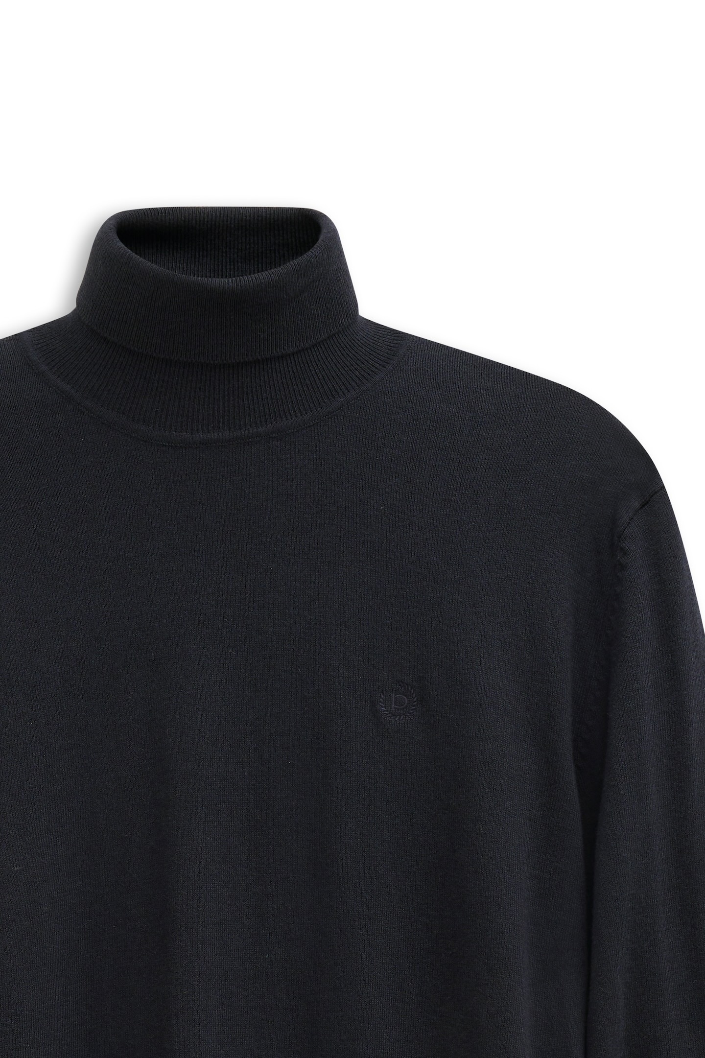 bugatti Pull à col roulé »Regular Fit« aus Baumwolle-Kaschmir