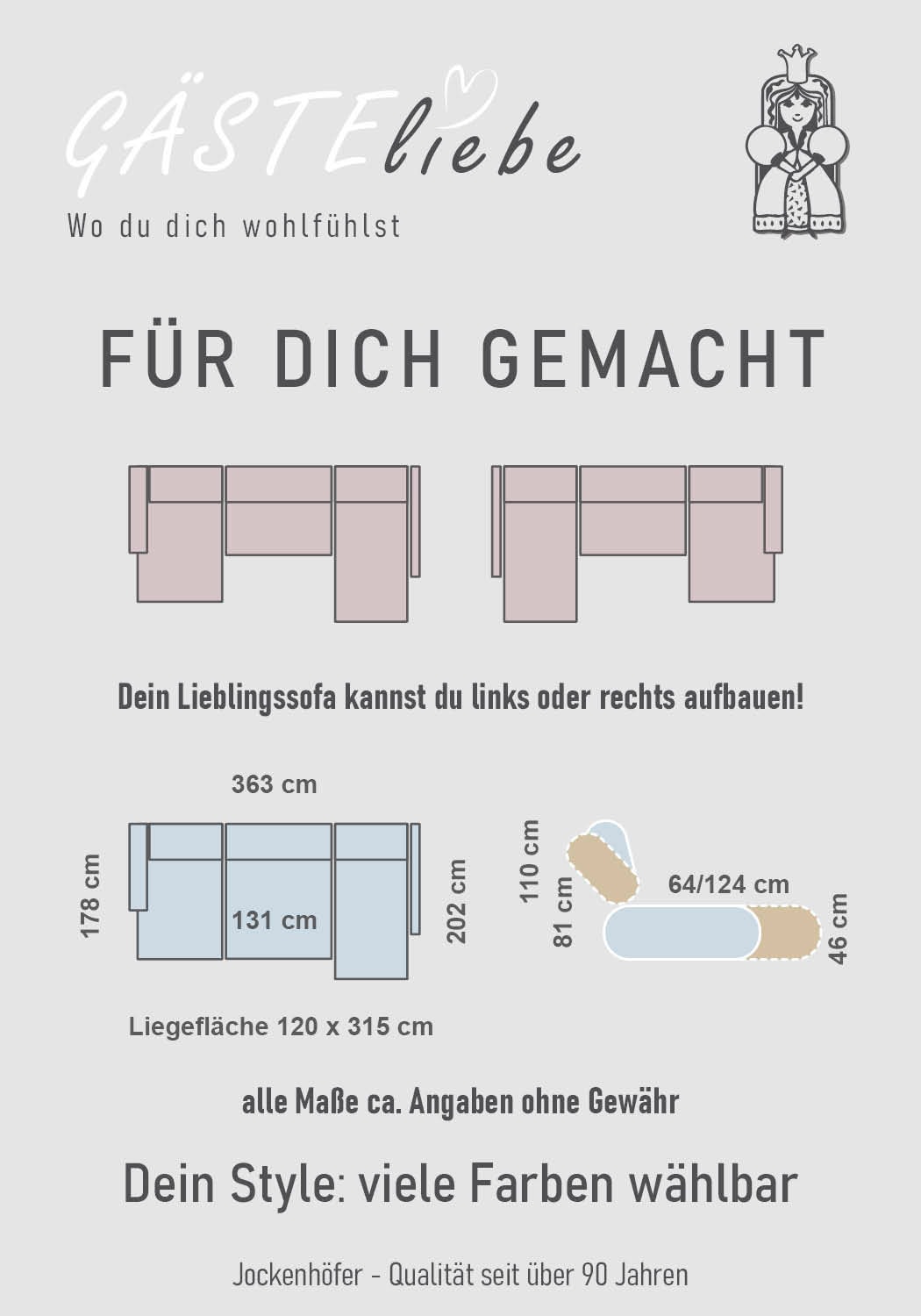 Jockenhöfer Gruppe Wohnlandschaft »Ultima U-Form, B: 363 cm, 60 cm elektrische Sitztiefenverstellung« USB-Ports, Kopfstützen verstellbar, Zierkissen, bis 140 kg/Sitz