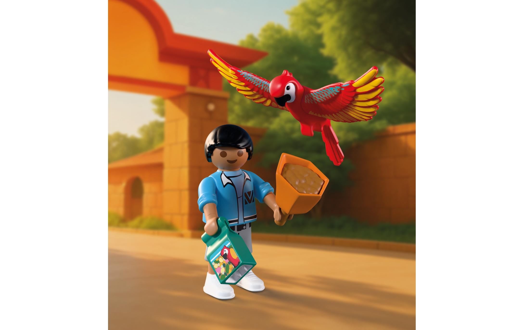 Playmobil® Konstruktions-Spielset »Zoo: Maskottchen (72074), Animals & Friends«
