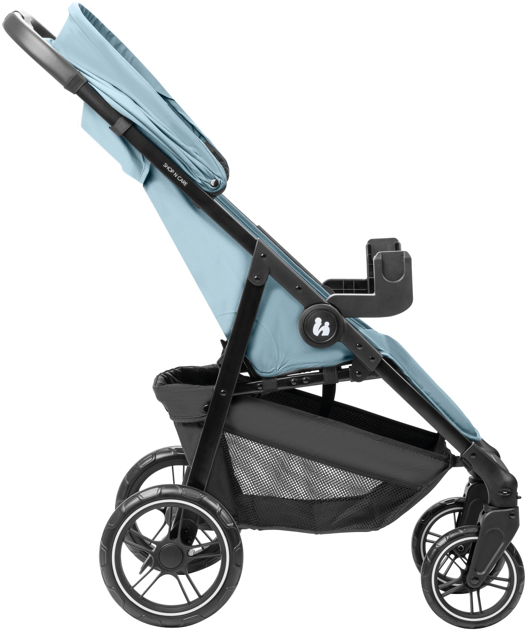 Hauck Poussette pour enfants »Shop N Care, Dusty Blue« 22 kilos bis 22 kg belastbar; kompatibel mit Babyschale