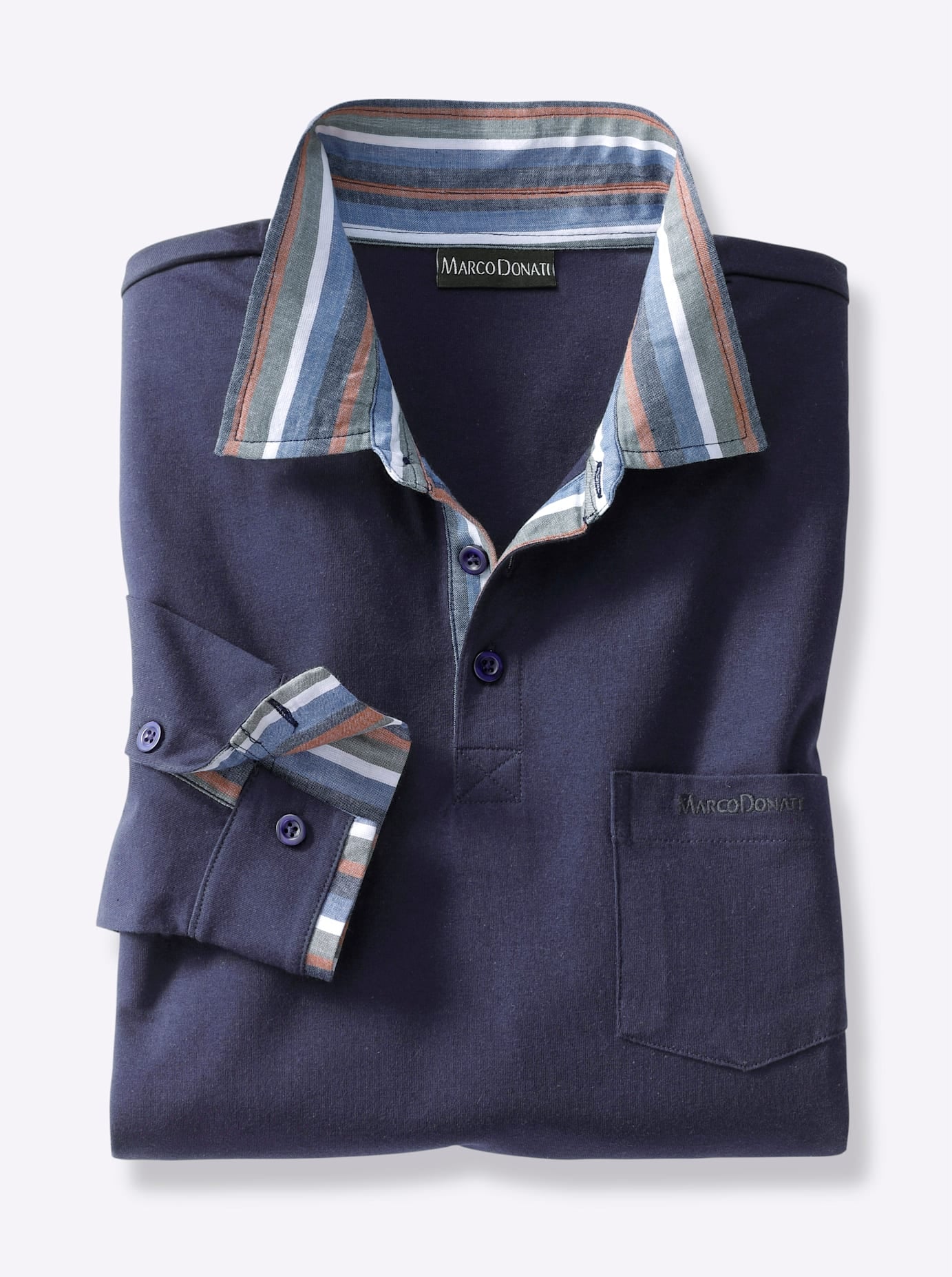 Marco Donati Langarmshirt »Langarm-Shirt« 1 Stk. tlg.