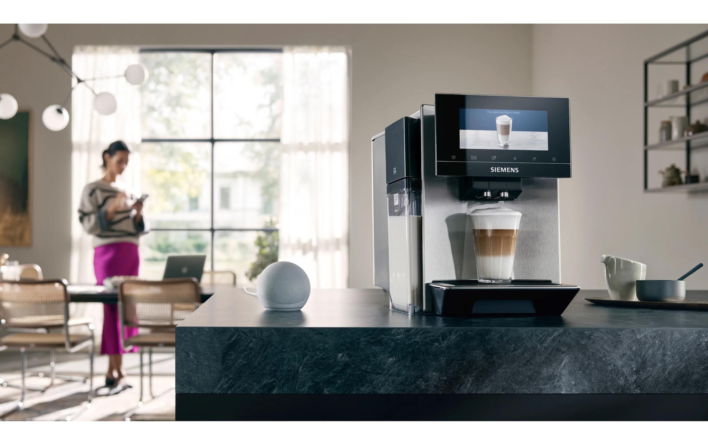 SIEMENS Machine à café automatique »EQ900 plus TQ903DZ3 Edelstahl«