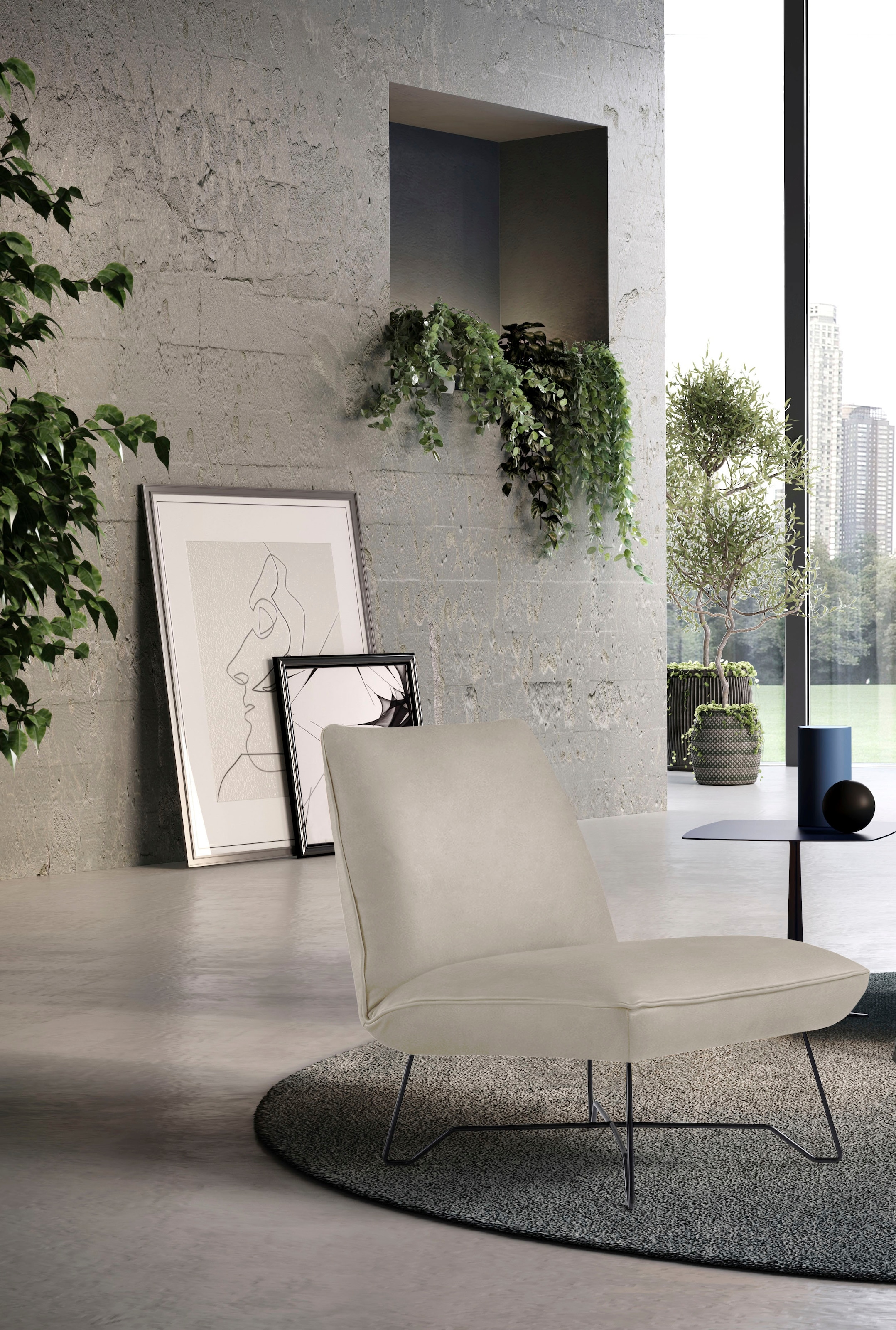 Egoitaliano Sessel »Lia Loungesessel, elegant und stylisch, toller Sitzkomfort« extravaganter Designsessel, Solitärsessel