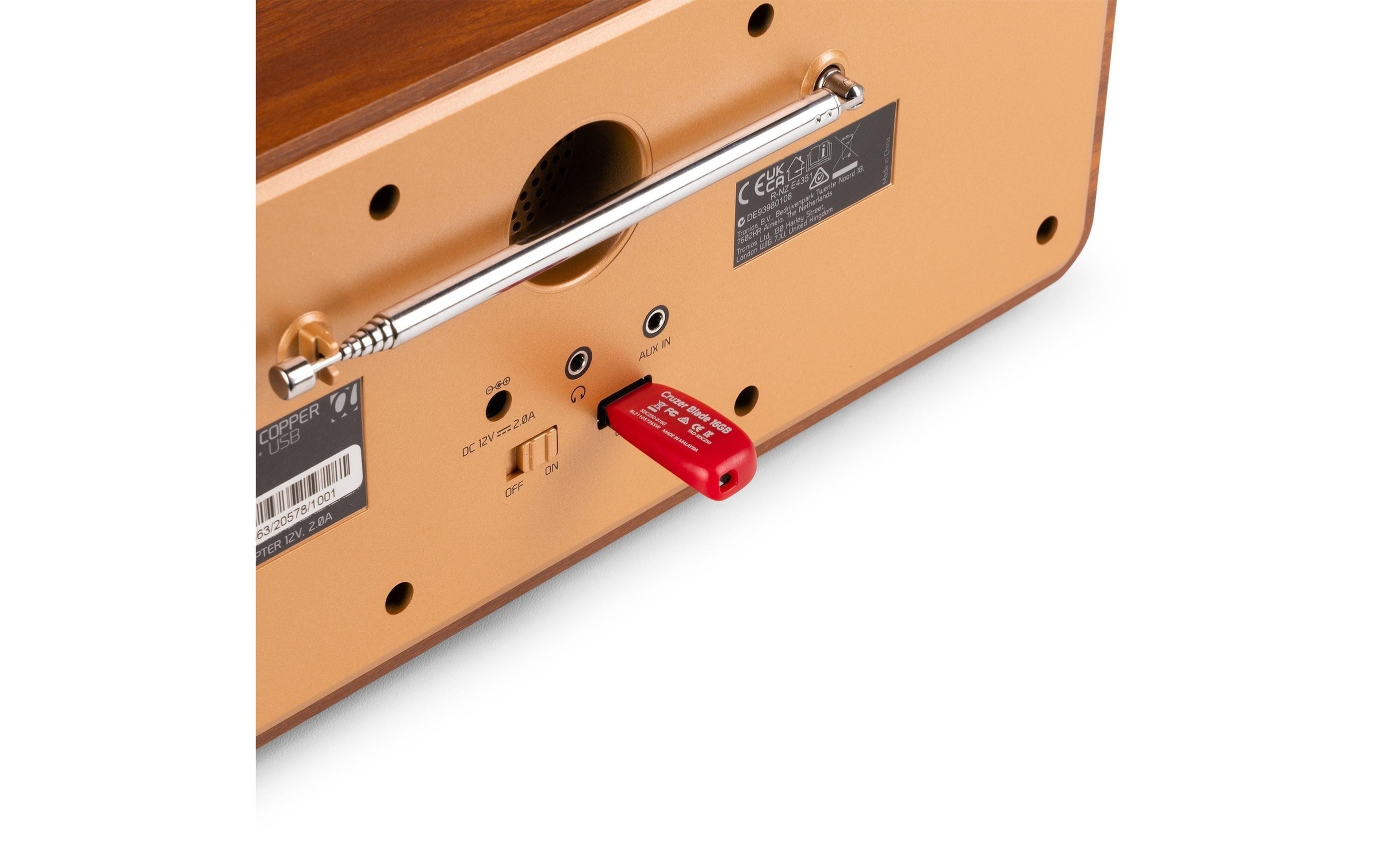 AUDIZIO Radio numérique (DAB+) »Genua-CU DAB+/FM Radio mit Bluetooth, Stereo« ( )