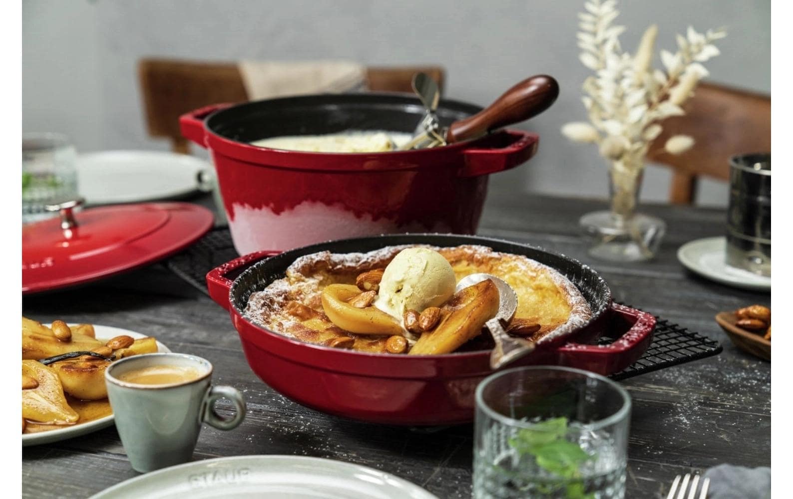 STAUB Bräter »Cocotte 3-teilig, 24 cm, 6,1 l« Set, 