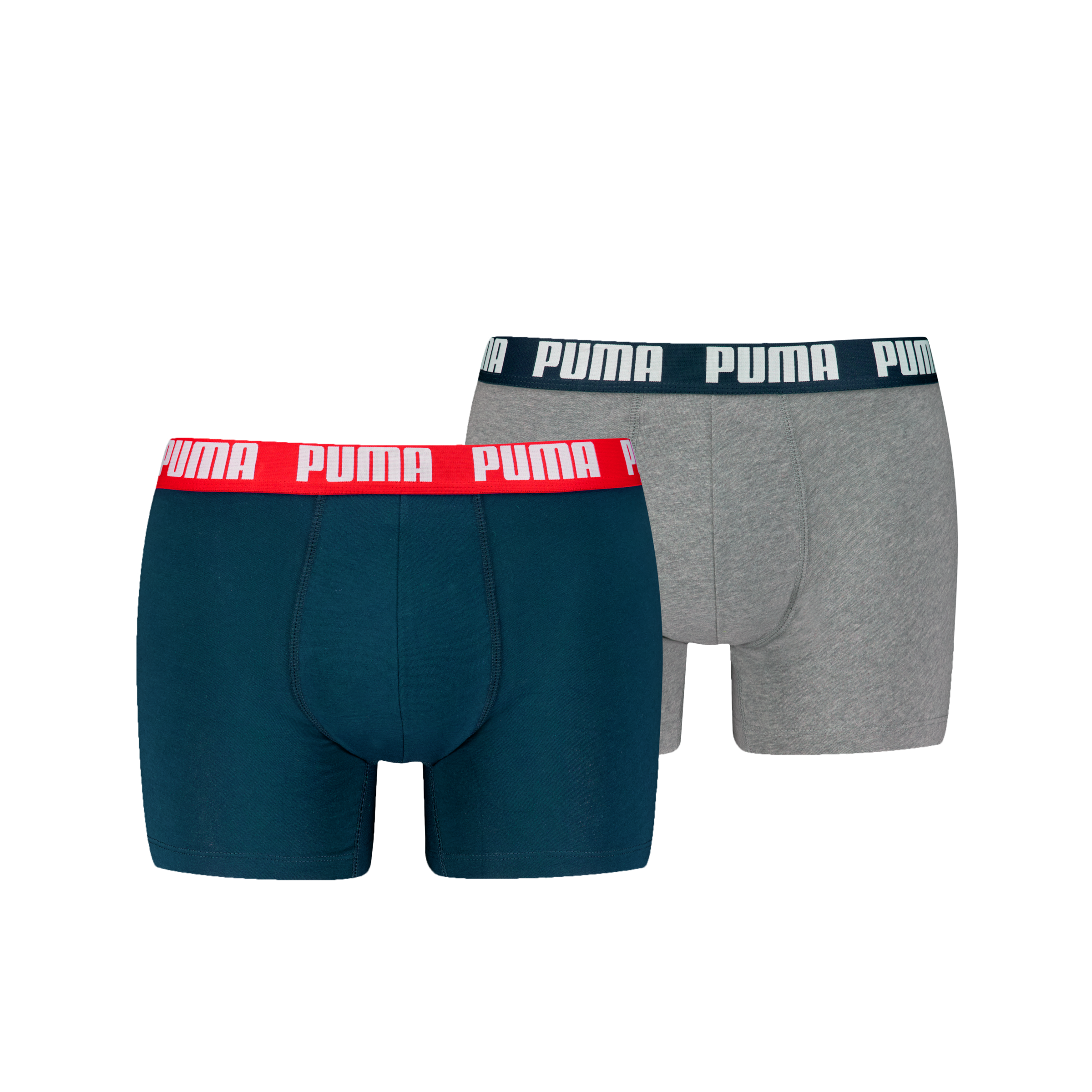 PUMA Boxershorts »PUMA MEN EVERYDAY BASIC BOXERS 2P« Packung, 2er Pack,  mit Puma Webbund