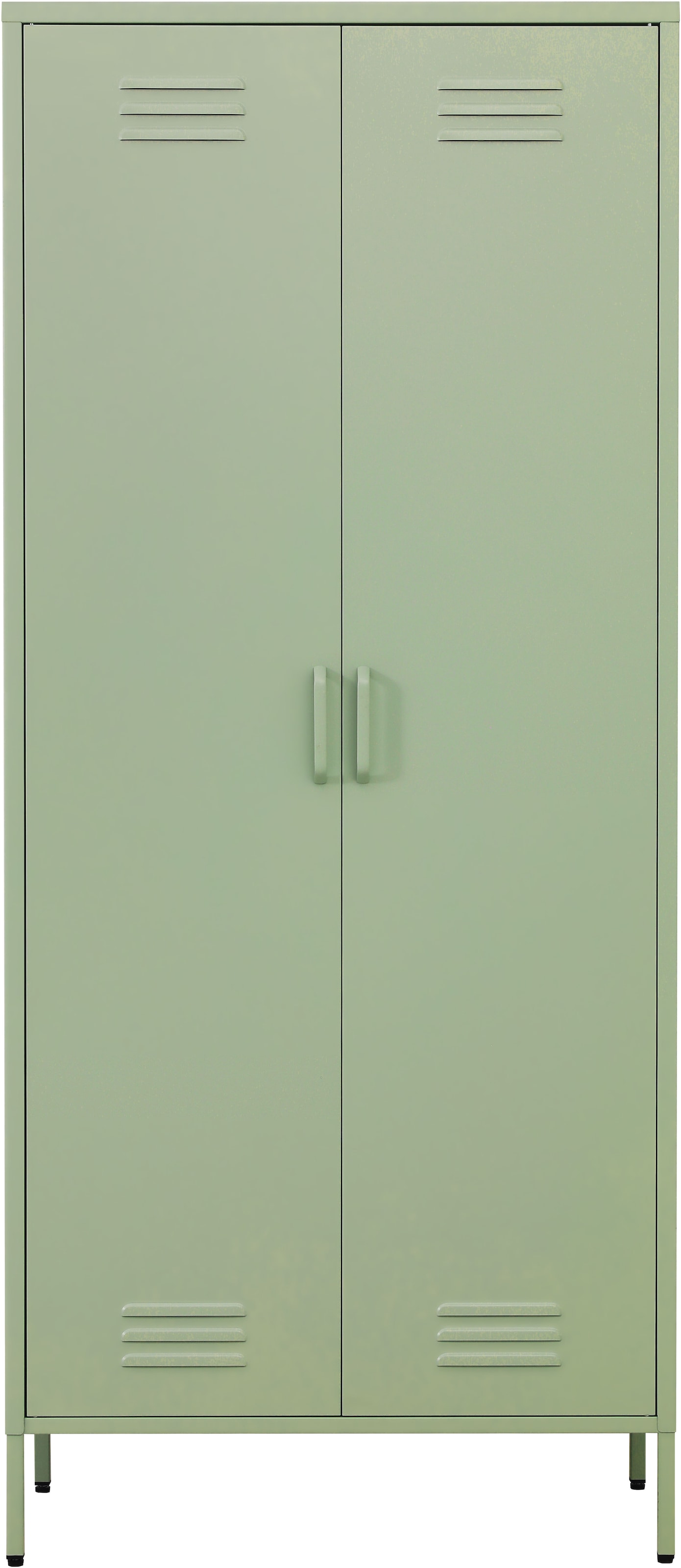 GOODproduct Armoire à portes battantes »Kleiderschrank Schrank Metallschrank Mehrzweckschrank Siena Spind« En 4 couleurs en métal,  réglable en hauteur, verrouillable
