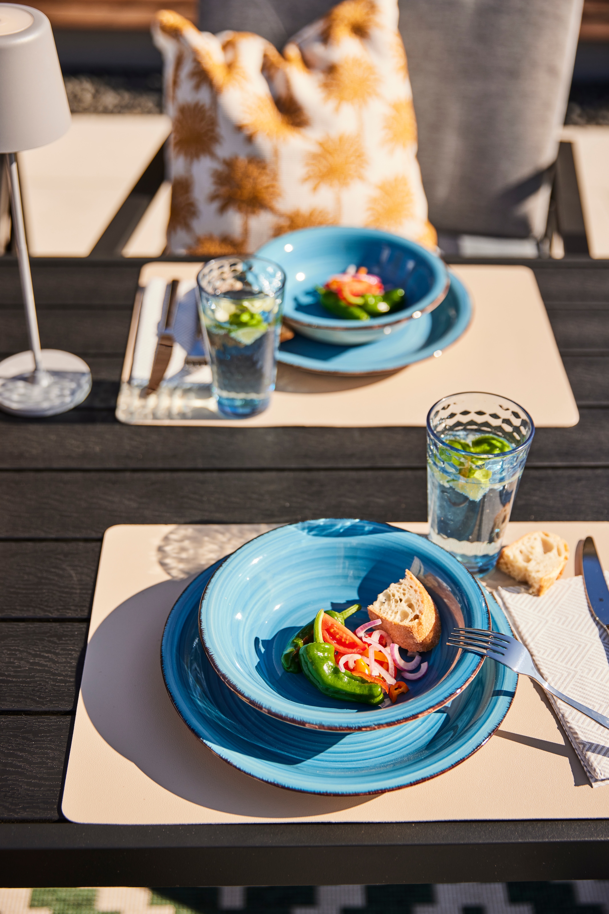 Zeller Present Set de table Kunstleder, metallic, 30x45 cm