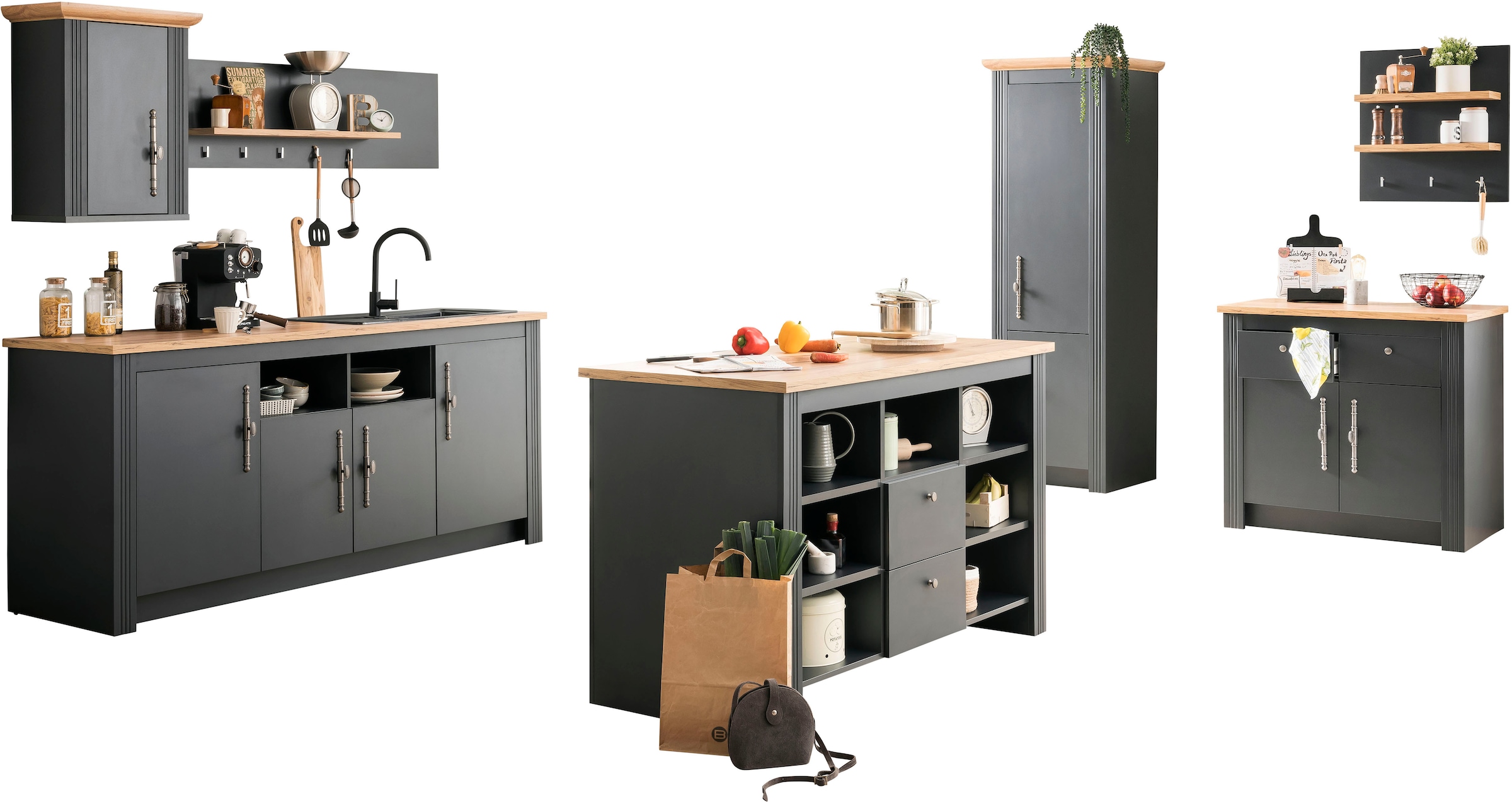 GOODproduct Cuisine »KS-Westminster« Breite 366 cm, ohne E-Geräte