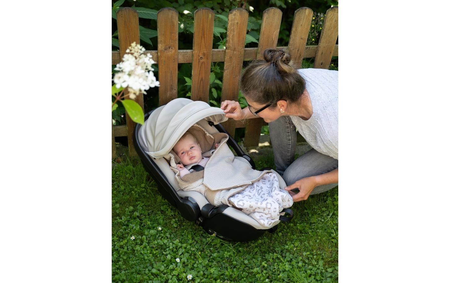 ULLENBOOM ® Couverture d'enveloppement »Leo 90 x 100 cm«