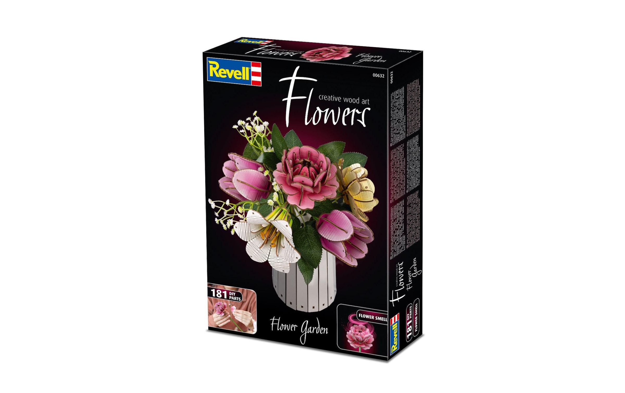 Revell® Modellbausatz »Flower Garden Holz, mit Vase und Duft« 181 Stk. tlg.