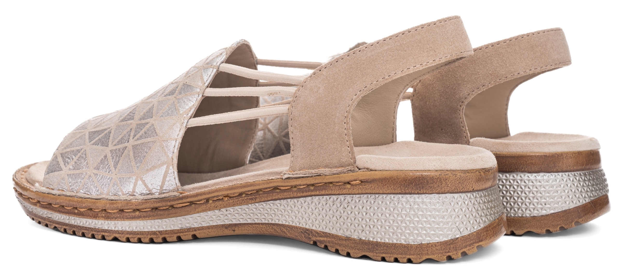 Ara Sandale à lanières »HAWAII«  , Sommerschuh, Sandalette, Keilabsatz, mit Stretch-Bänder, G-Weite