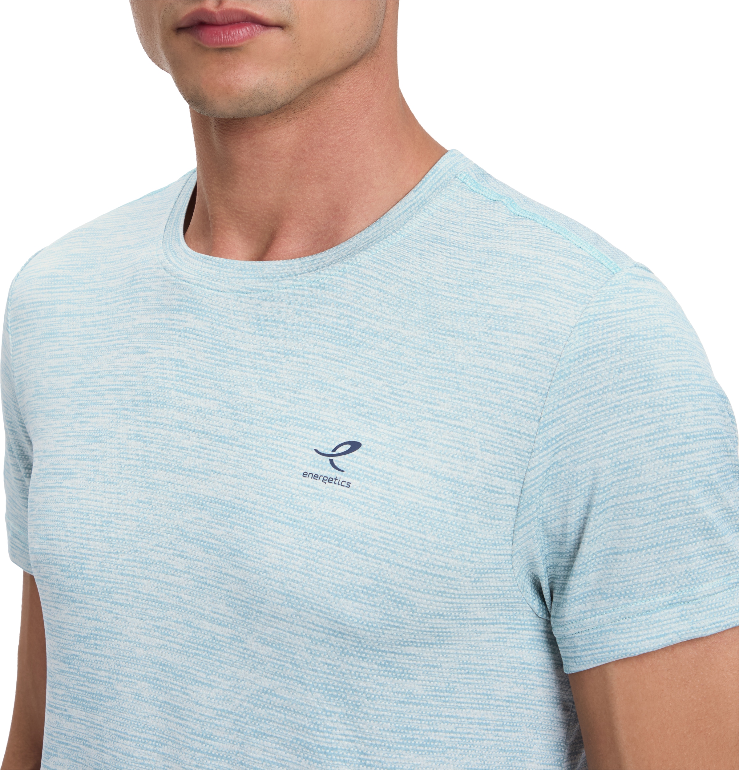 Energetics T-Shirt »HE.-T-SHIRT TELLY II SHORT SLEEVE M« Kurzarm-Design, mit Rundhalsausschnitt, DRY PLUS Technologie