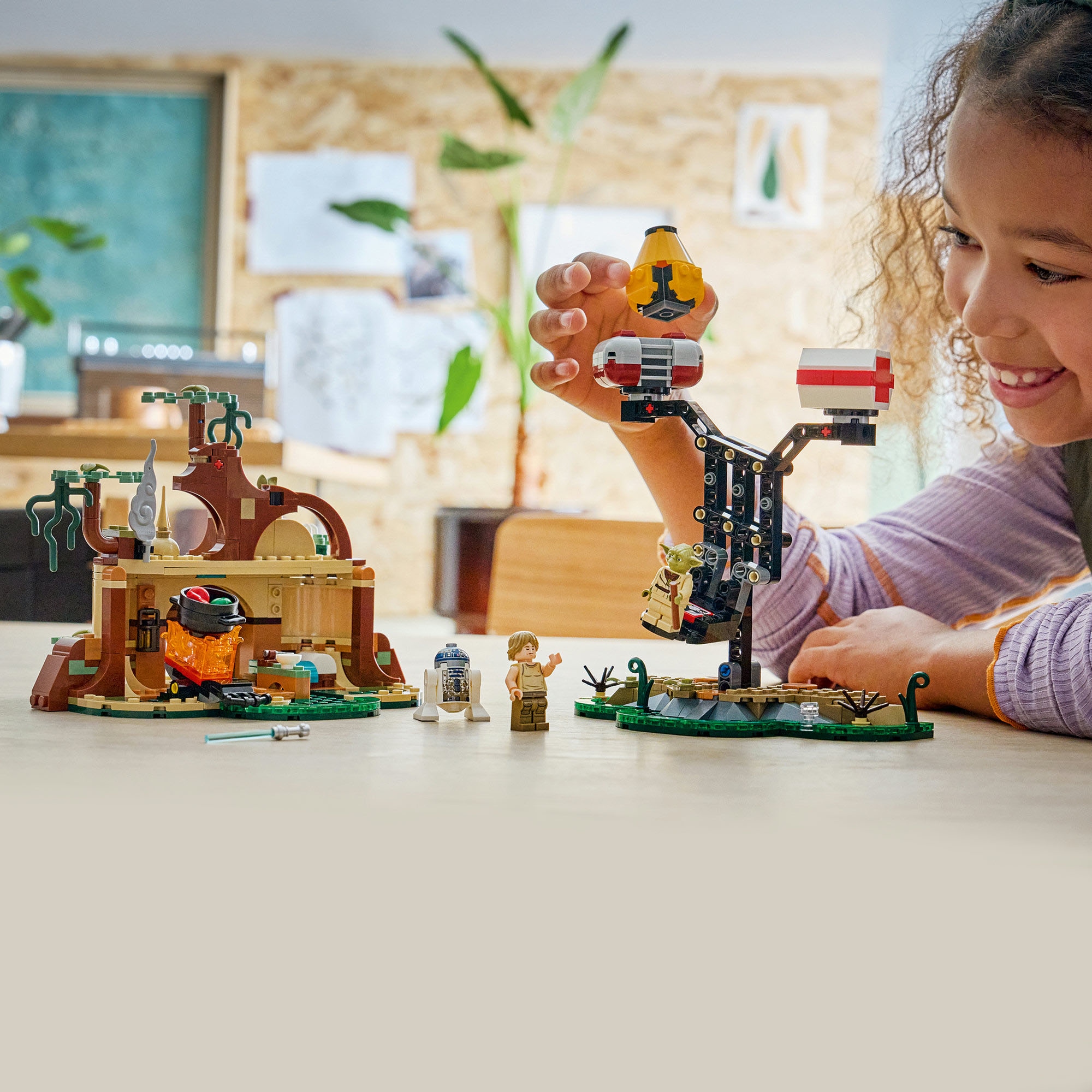 LEGO® Pions de construction »SMART Play: Jedi-Training an Yodas Hütte (75422), LEGO Star Wars ™« Mit SMART Brick kombatibel (nicht im Lieferumfang enthalten)