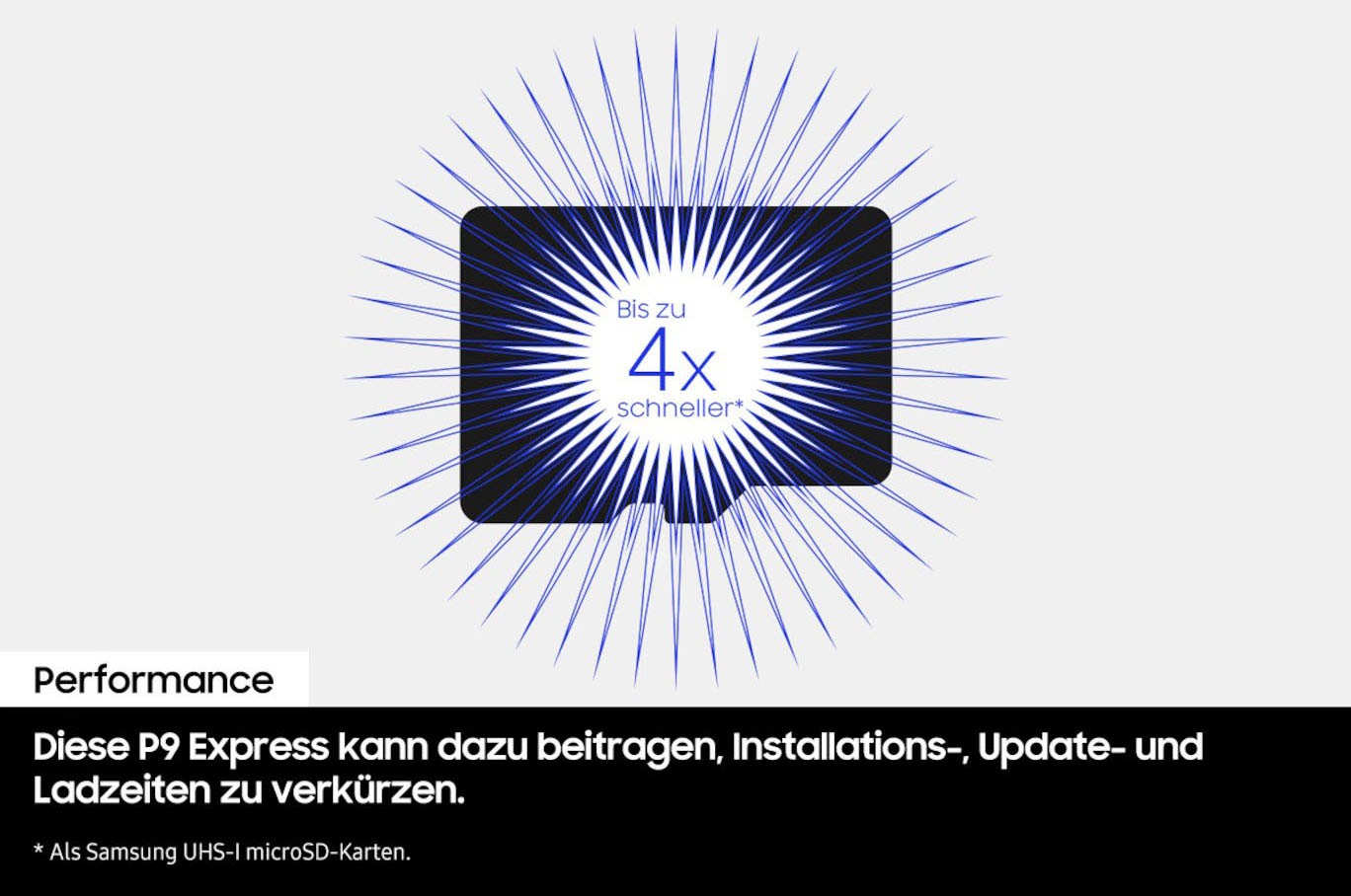 Samsung Carte mémoire »P9 microSD Express« (256 GB 800 MB/s Lesegeschwindigkeit)