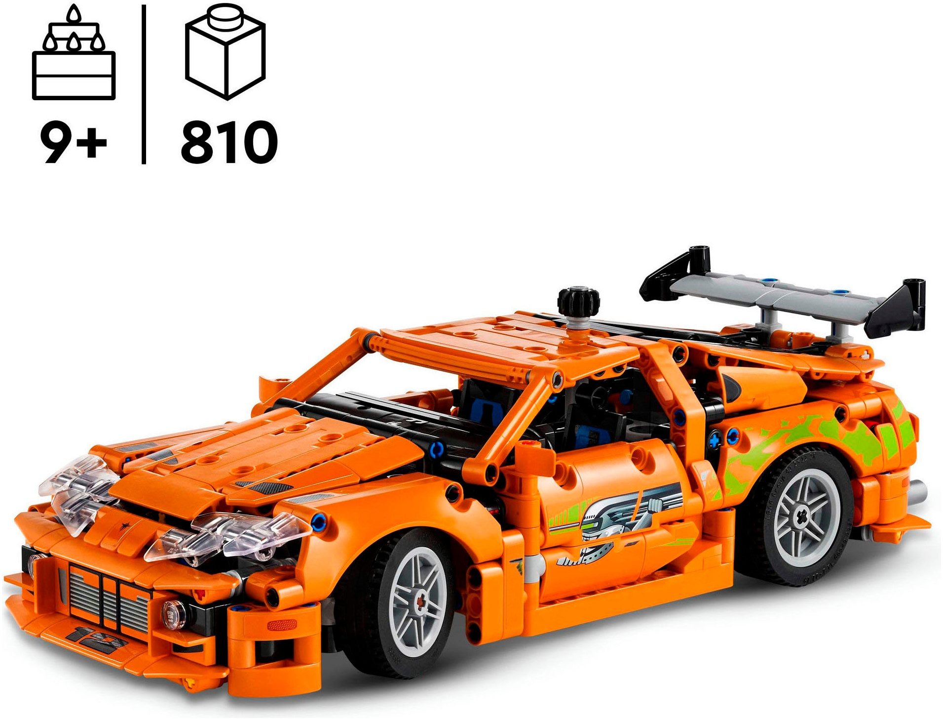 LEGO® Konstruktionsspielsteine »Fast and Furious Toyota Supra MK4 (42204), LEGO® Technic« Made in Europe
