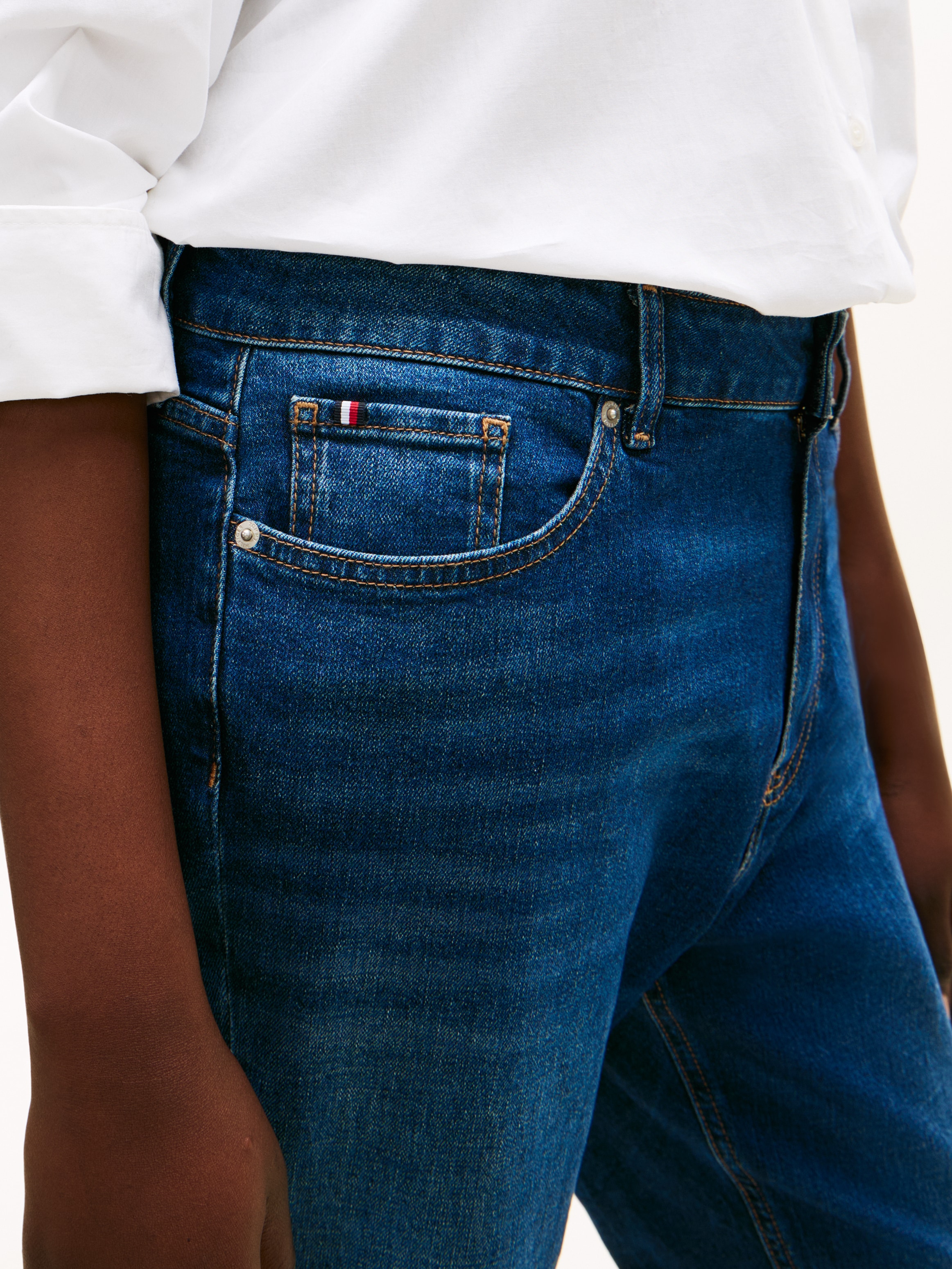 Tommy Hilfiger Curve Slim-fit-Jeans »CRV DNM NEW DOREEN SLIM RW« in grossen Grössen