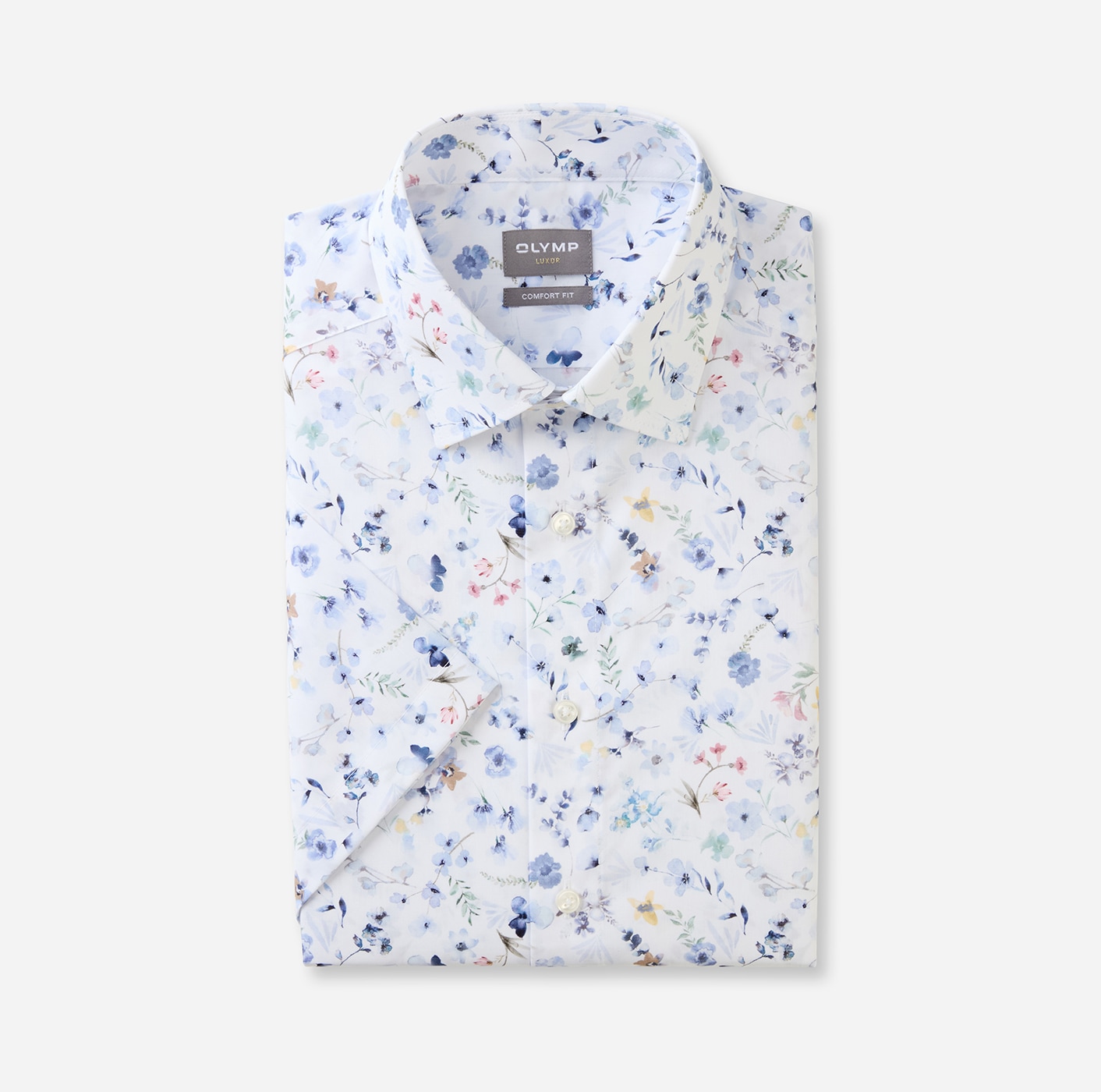 OLYMP Chemise à manches courtes »Luxor comfort fit« mit floralem Print