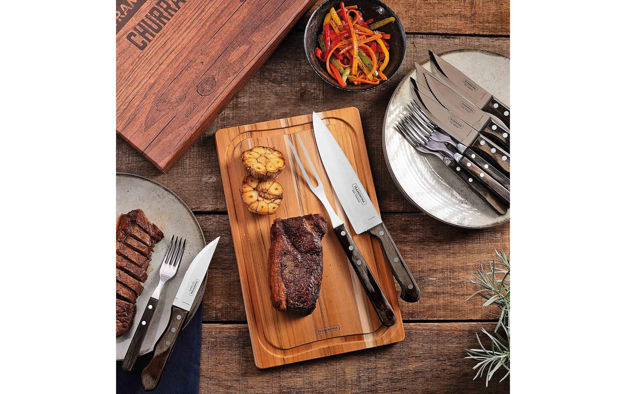 Tramontina Grillbesteck-Set »Tramontina Churrasco Grillset «