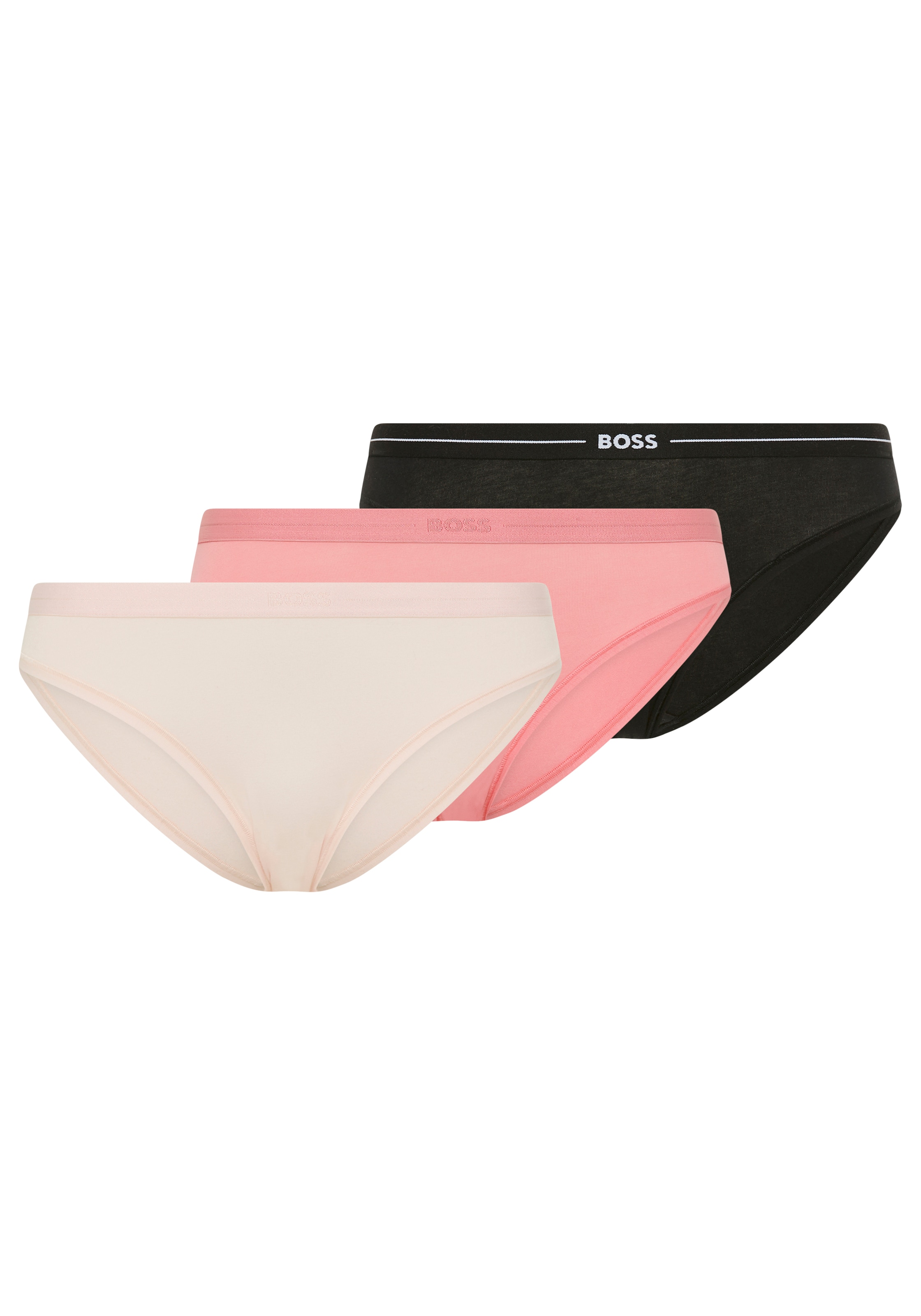BOSS Slip »3P BRIEF« Packung, 3er, 3 cuis mit elastischen Logobund