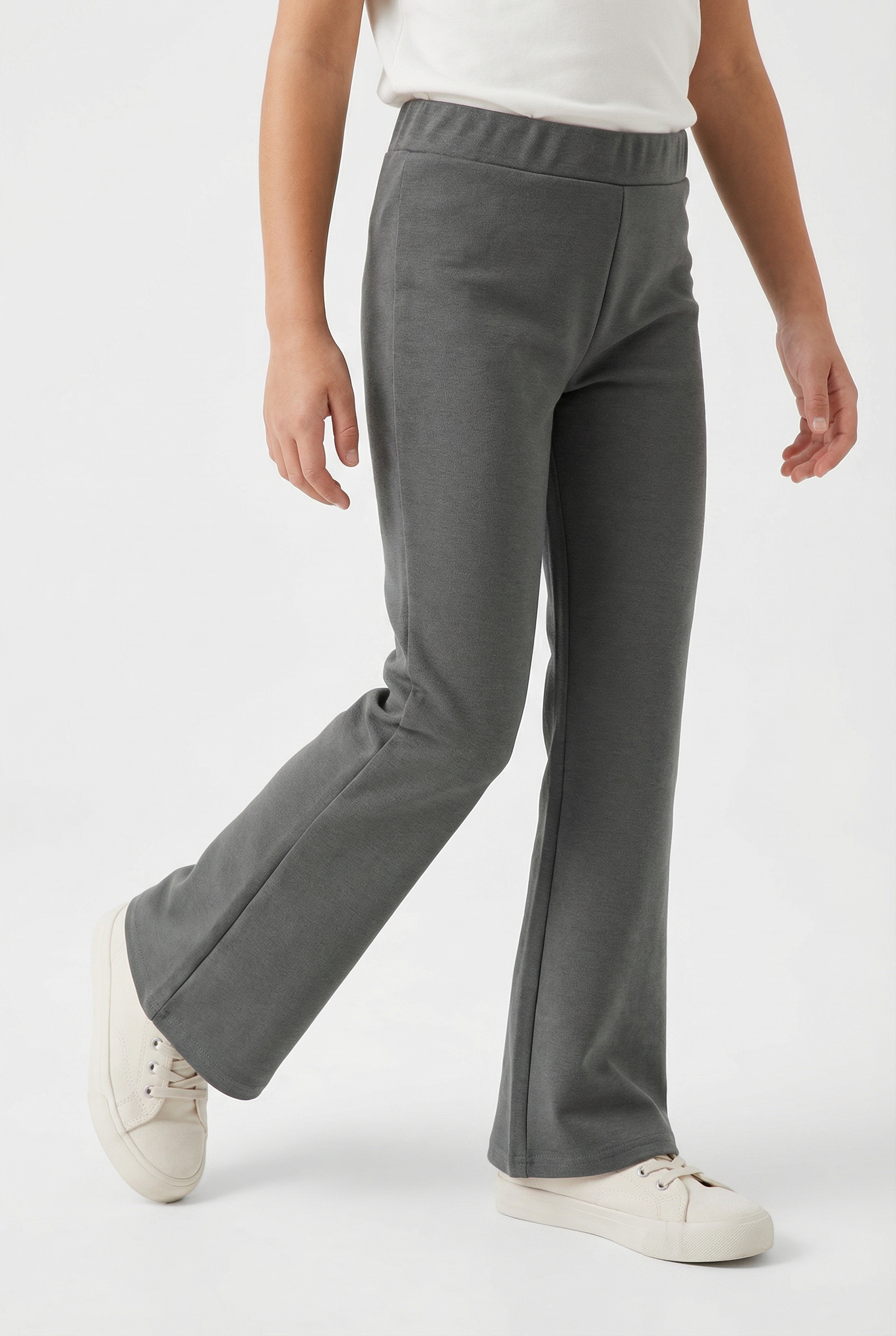 Name It Jerseyhose »NKFFRIKKALI für Mädchen mit ausgestelltem Bein und Viskose«  unifarben, casual, ausgestellt, Viskosemix, ohne Kragen