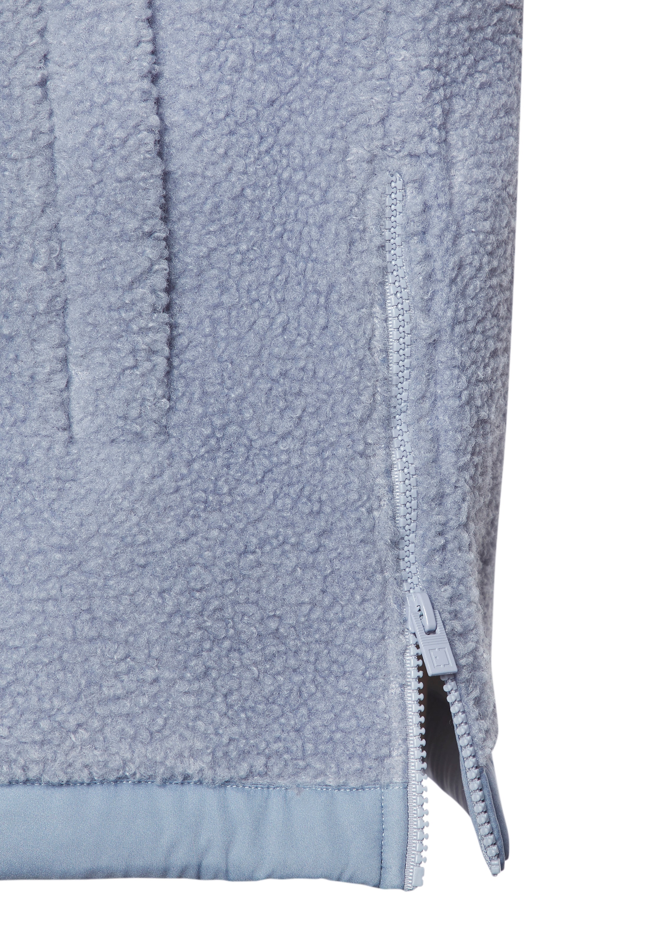 Elbsand Gilet polaire mit grosser Schriftzug-Stickerei