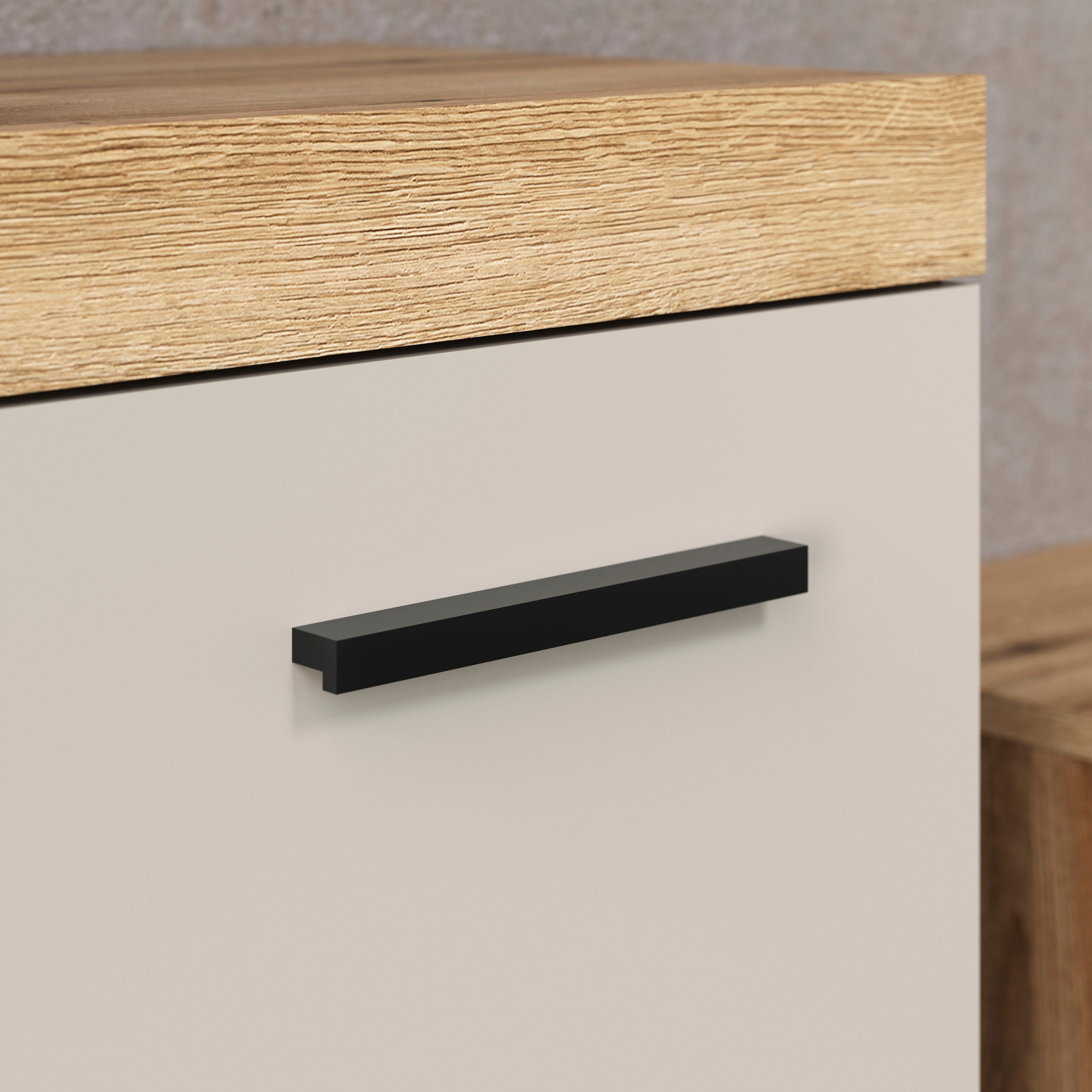 welltime Armoire haute »Isera« 1 cuis tlg. Badschrank mit 2 Türen und 1 offenem Fach  – (B/T/H) 36 /31/184 cm