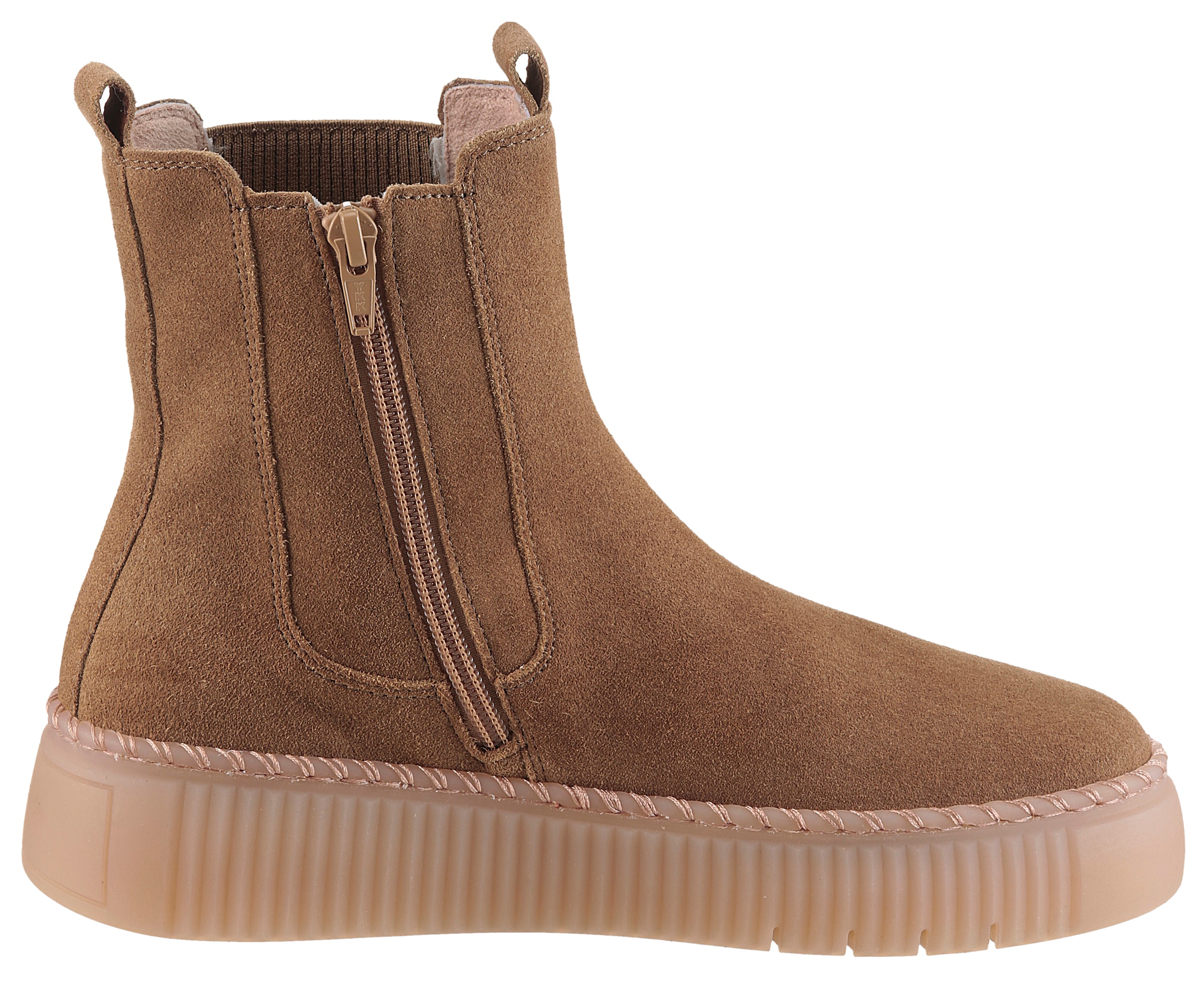 Gabor Bottines chelsea  , plateau, bottine avec insert stretch côté extérieur