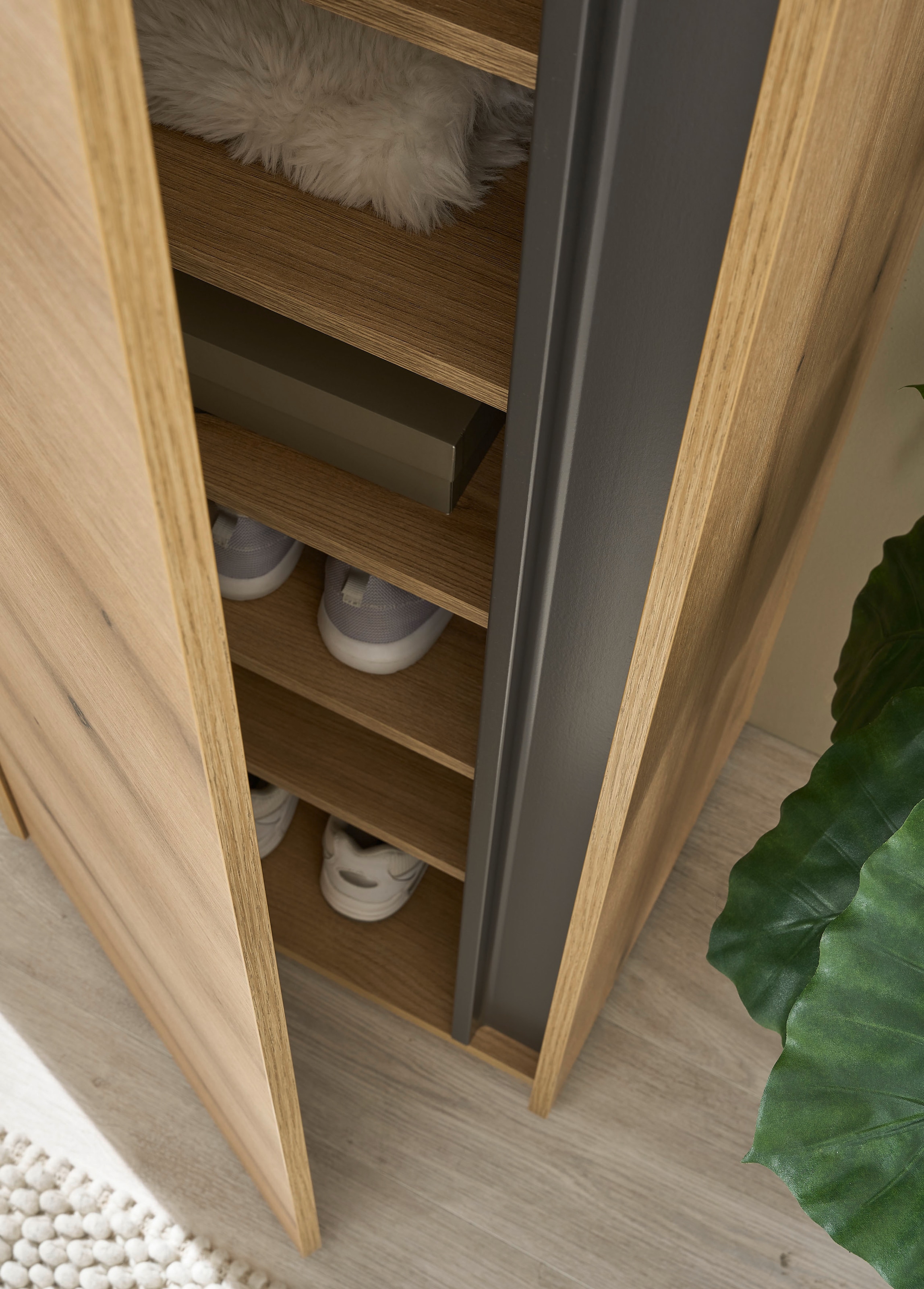 Home affaire Ensemble de vestiaires »GIRON/CiTY, moderne Garderobe, Komplettset mit viel Stauraum« Komplett-Set, 4 cuis tlg.