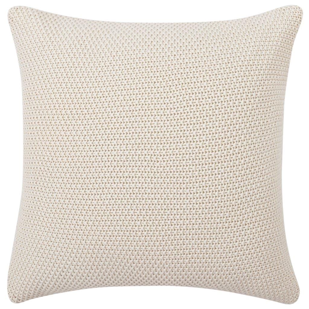 GOODproduct Coussin décoratif »Phelon, 2 Stk., 100% Baumwolle, Strick, ohne Füllung, Dekokissen« Avant : motif tricoté, 100% coton, doux, uni