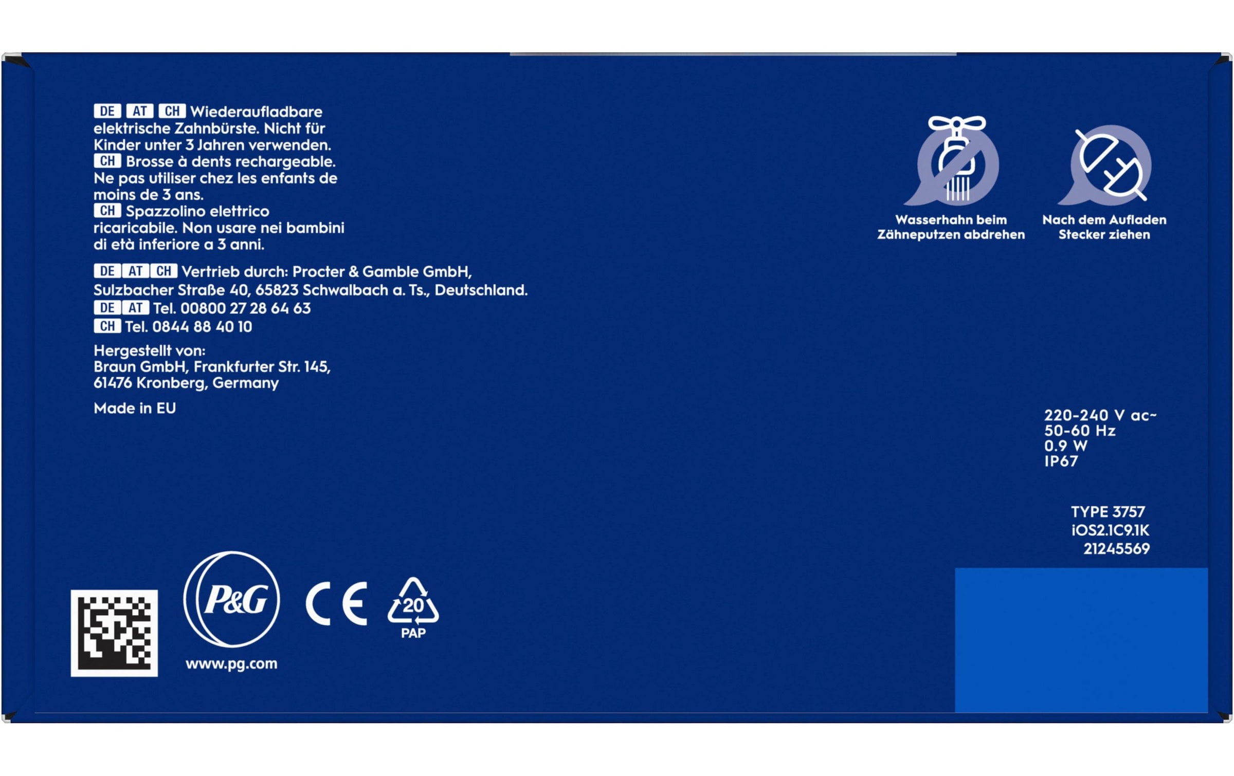 Oral-B Elektrische Zahnbürste »iO Series2«