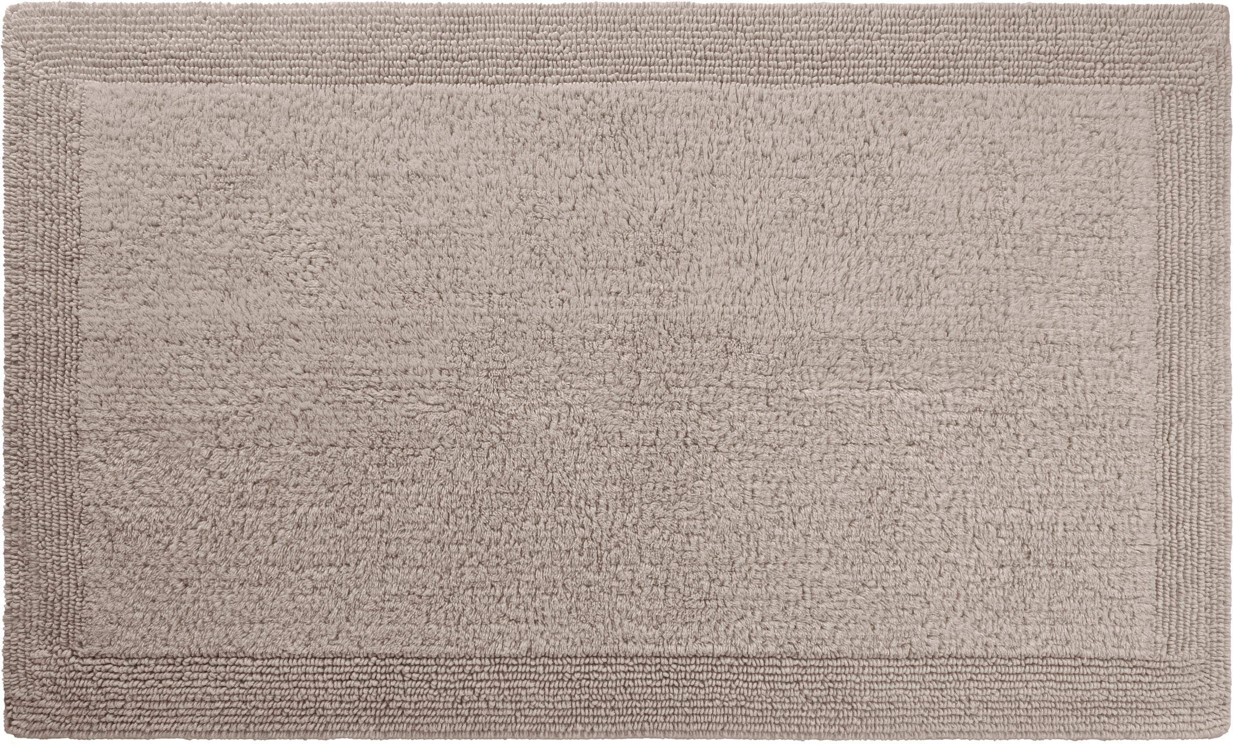 GOODproduct Tapis de bain »Kapra, Badvorleger, Badezimmer Teppich« Höhe 14 mm Résistant | compatible chauffage au sol | utilisable des deux côtés avec bordure, tapis de bain, tapis de bain, coton