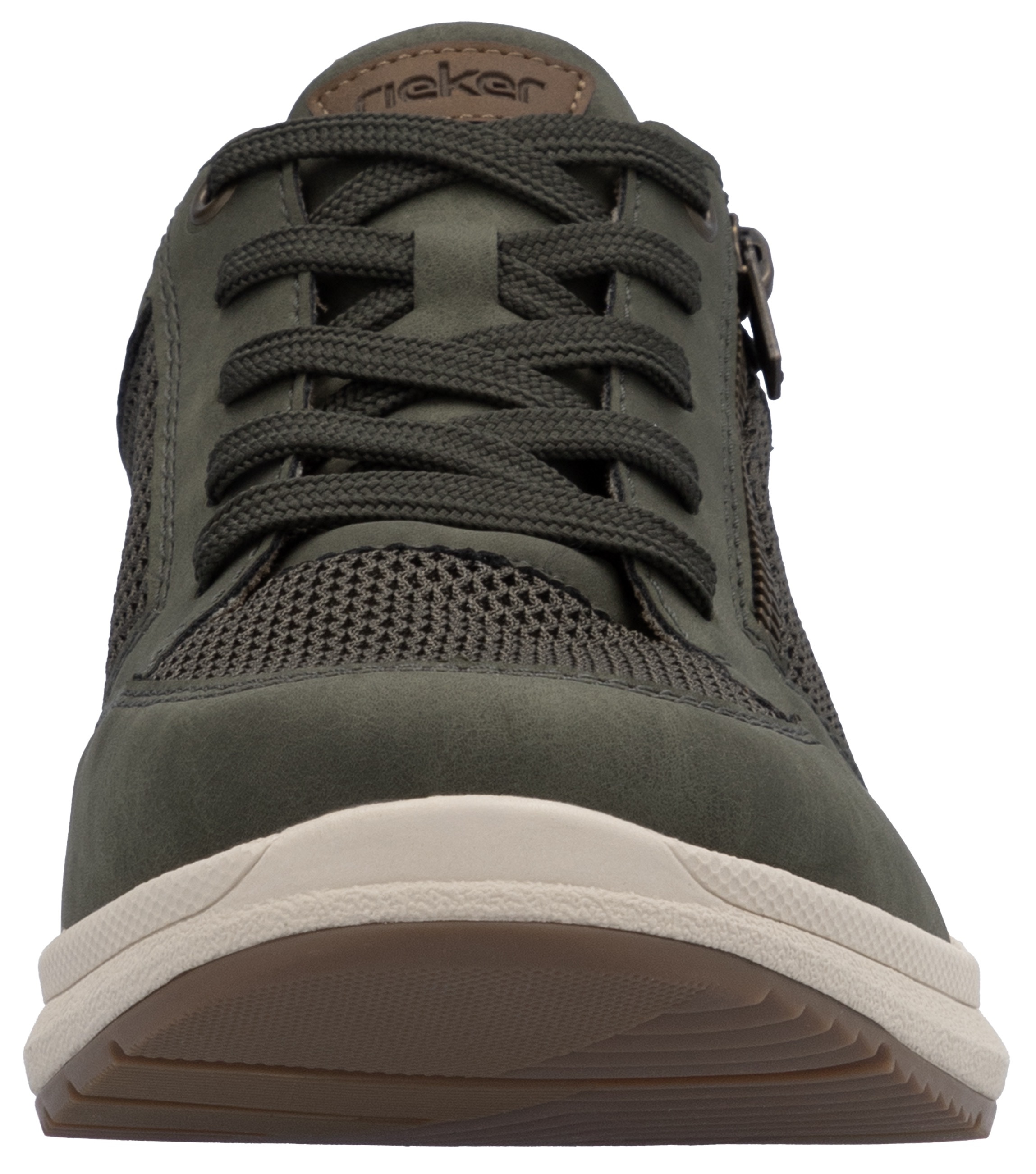 Rieker Sneaker  , Halbschuh, Freizeitschuh, Schnürschuh mit seitlichem Reissverschluss