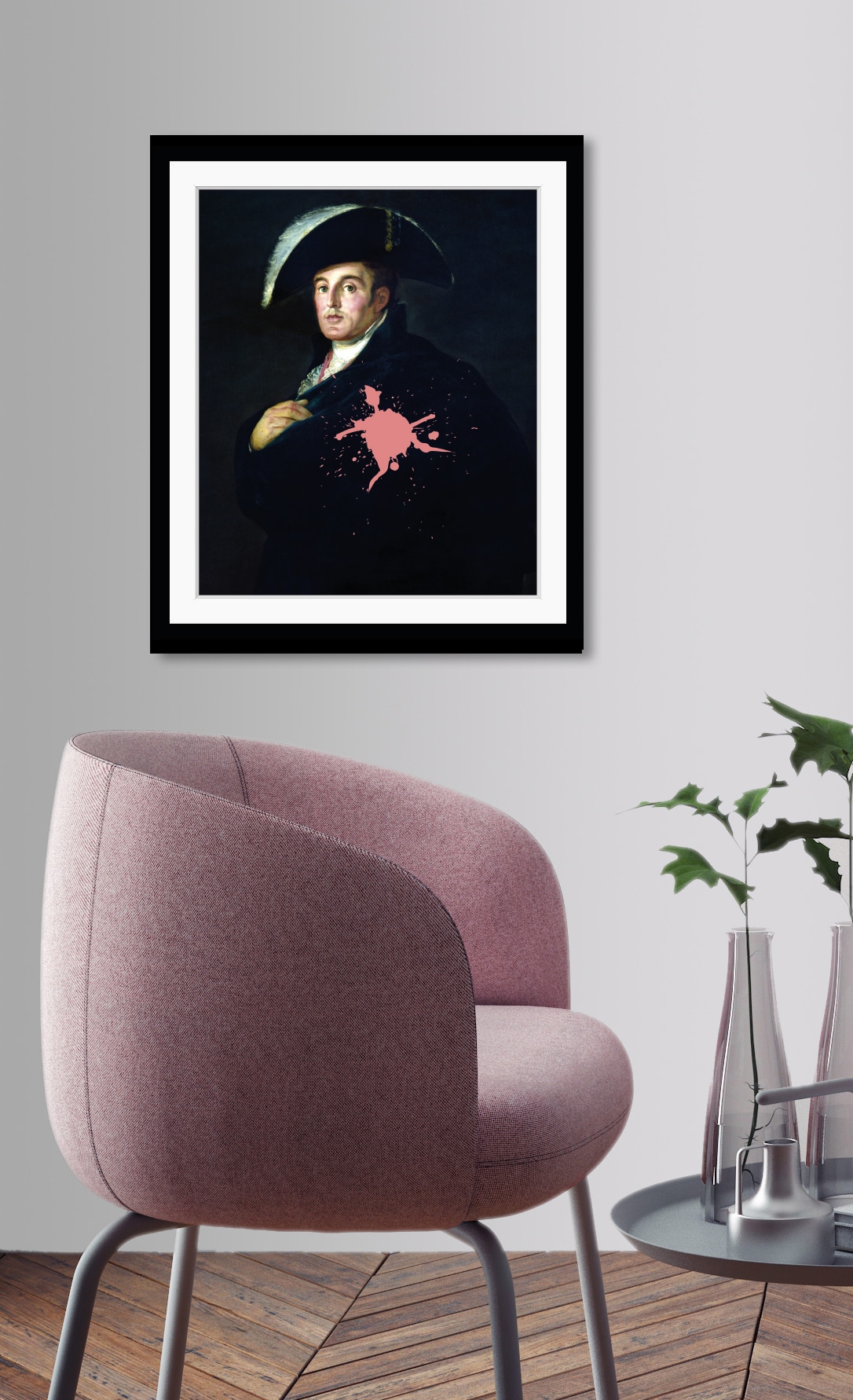 queence Bild »Angelo« Bilder von Männern | Gemälde | Historische Persönlichkeiten | Kunst | Mann HD Premium Poster-Druck inkl. Holzrahmen