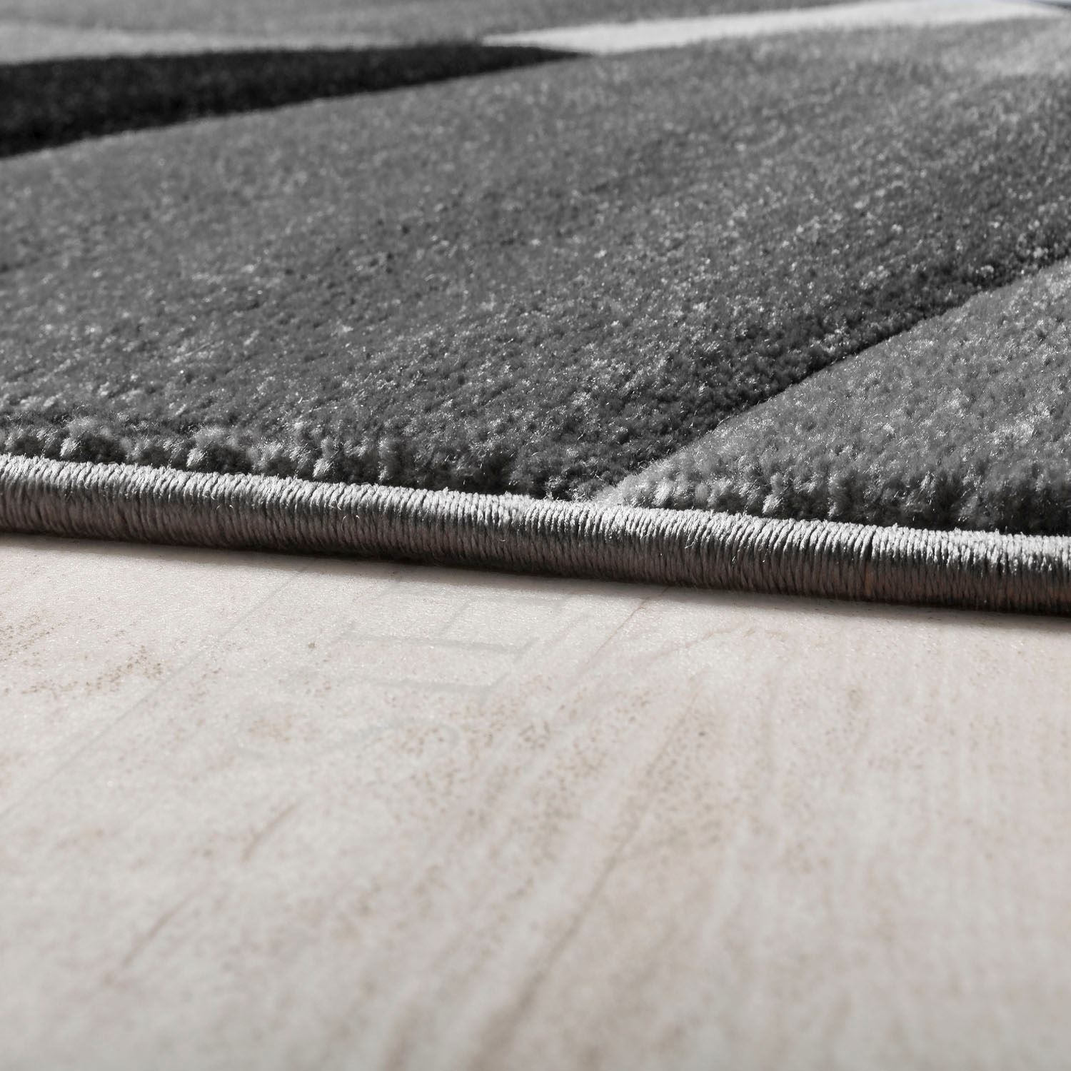 Paco Home Tapis »Diamond 664« Rectangulaire 15 mm Höhe 3D-Design, Kurzflor, 3D-Design, modernes geometrisches Muster