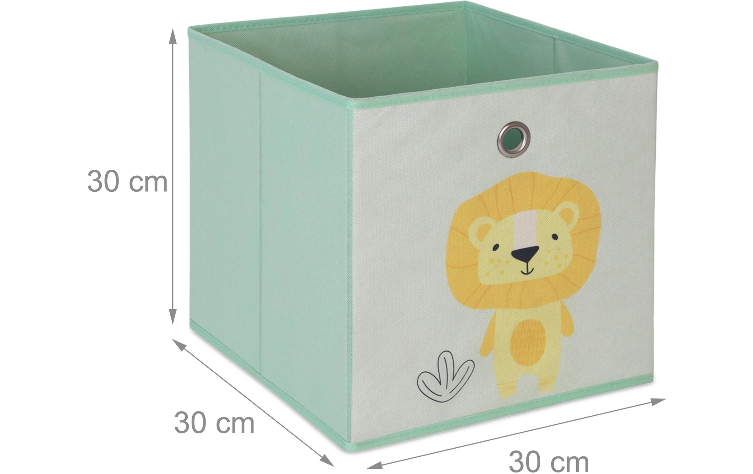 relaxdays Aufbewahrungsbox »Tiere 4 Stück«