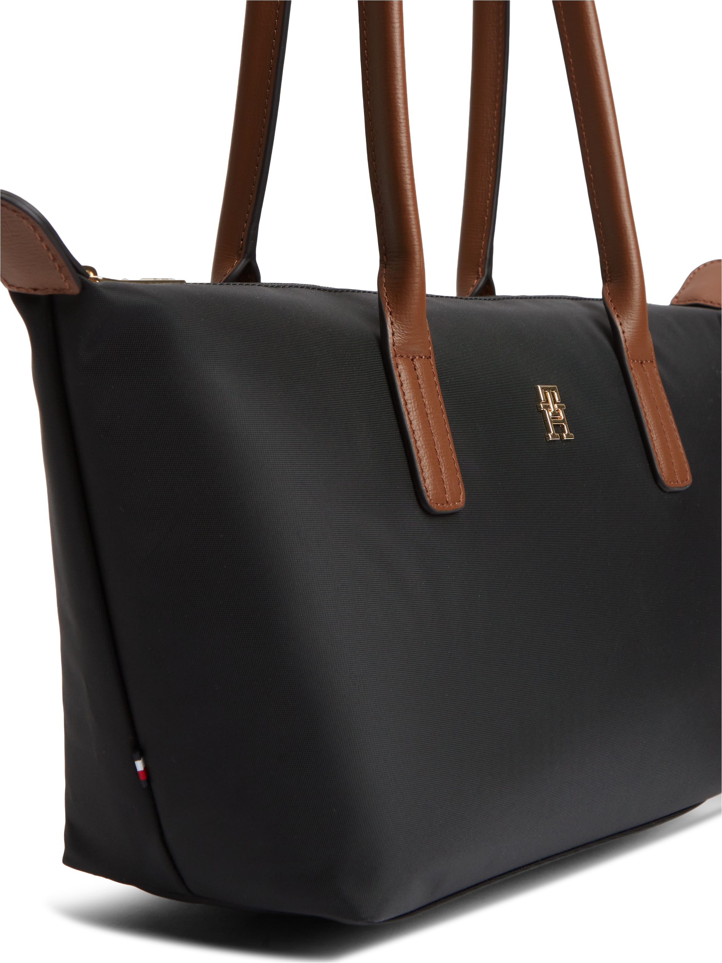 Tommy Hilfiger Sac de transport »POPETTE EAST WEST TOTE« Sac à main femme, sac bandoulière avec élément logo TH