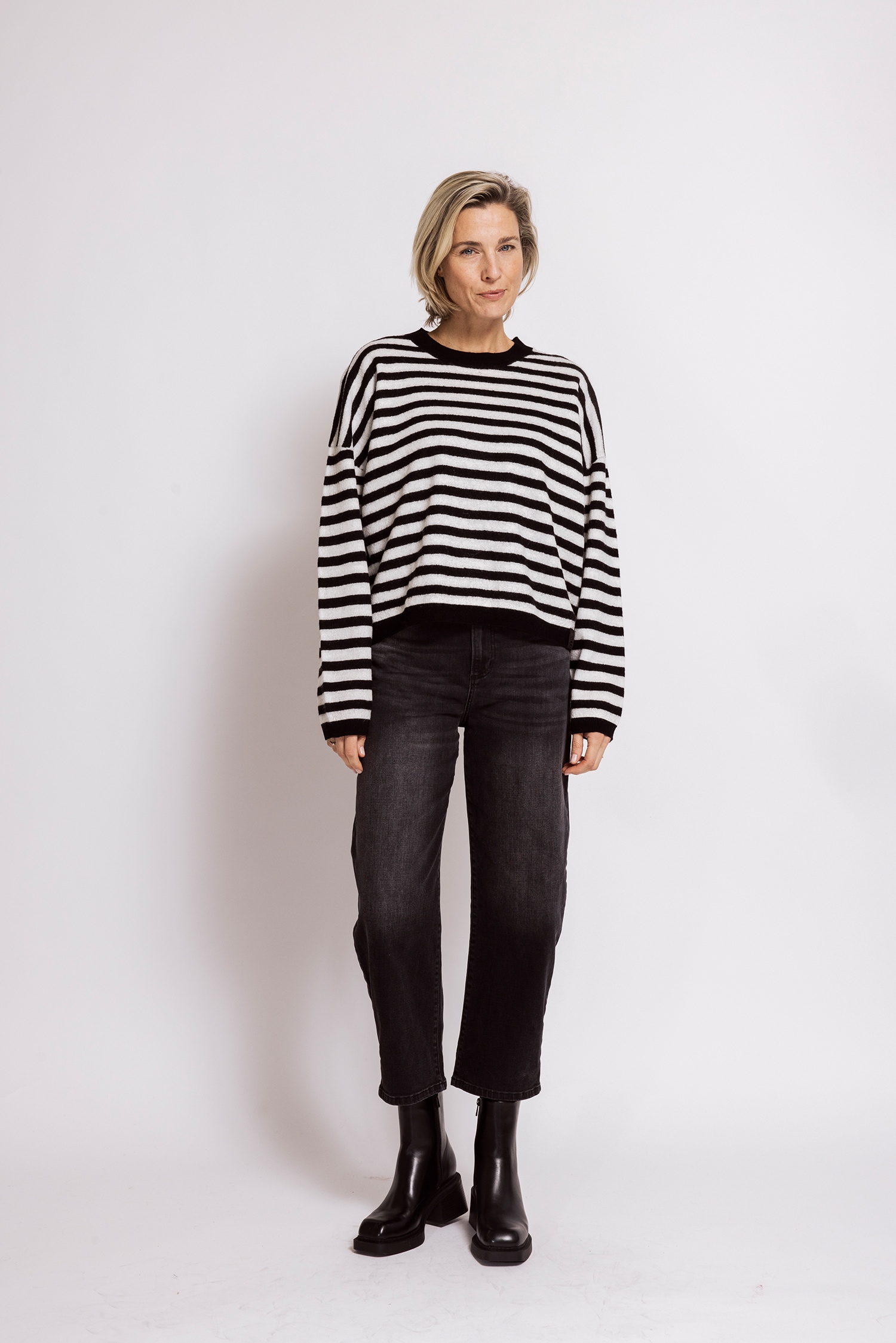 Zhrill Pull en laine »TANSY Ringel« avec motif rayé, coupe décontractée
