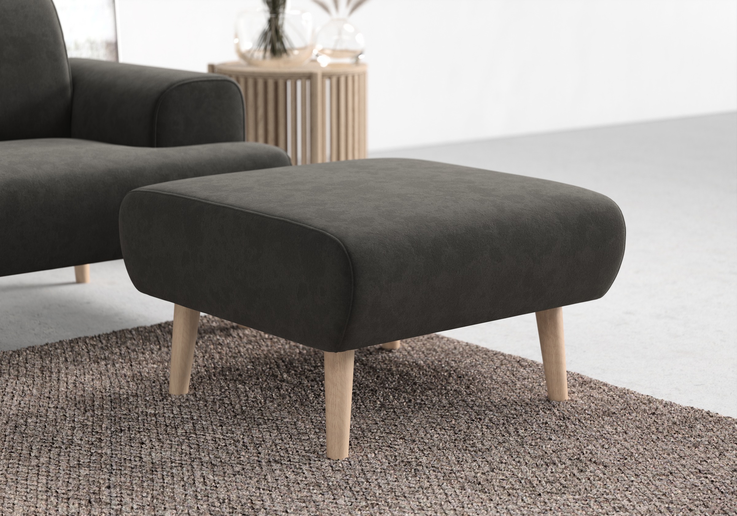 Home affaire Polsterhocker »Swift« passend zur Serie "Swift", B/T/H: 75/68/44 cm