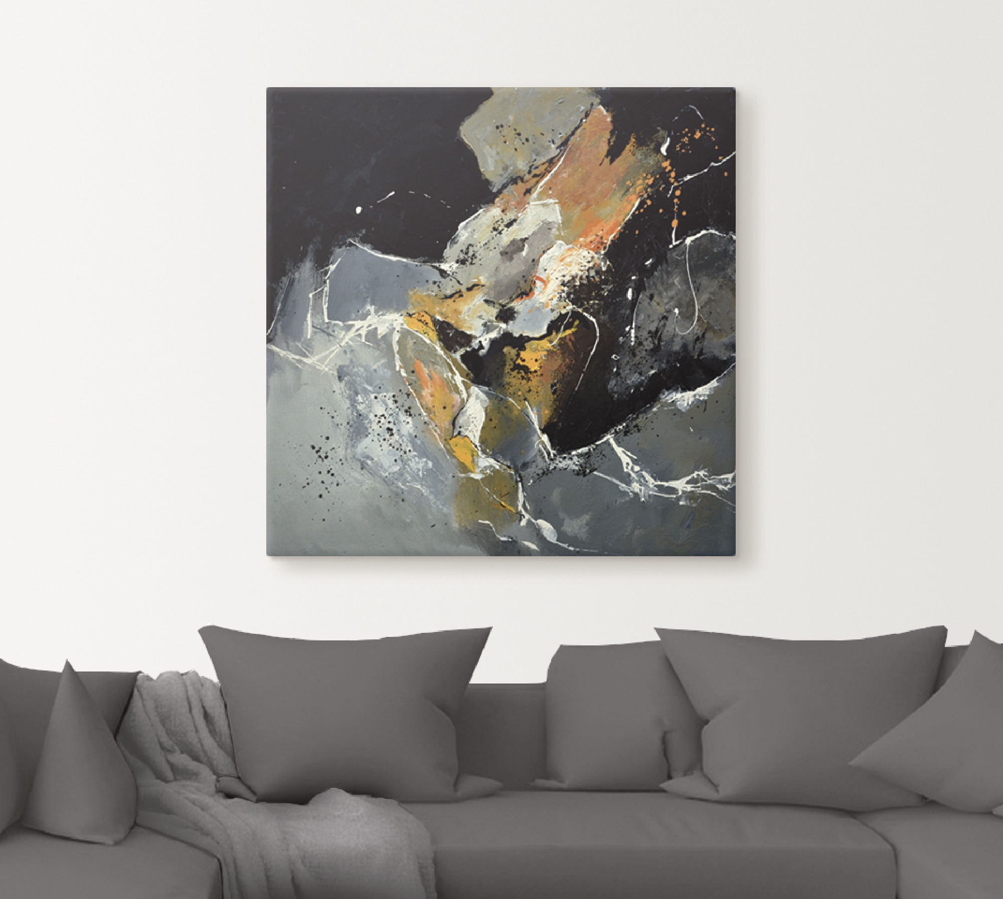 Artland Tableau sur toile »Abstrakt XV« 1 cuis tlg. auf Holzrahmen gespannt