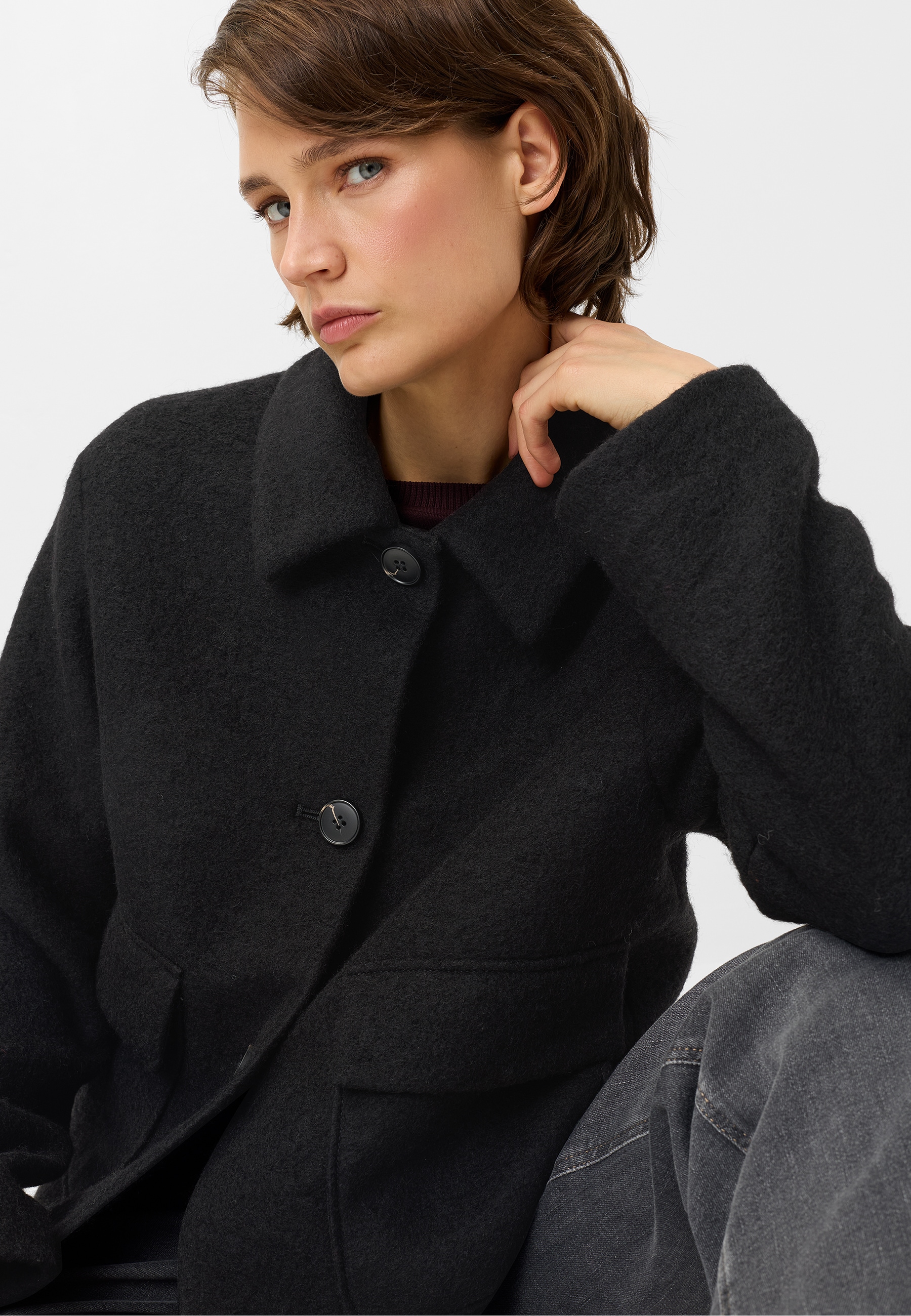 Fuchs Schmitt Kurzjacke Wollmischung, Regular Fit