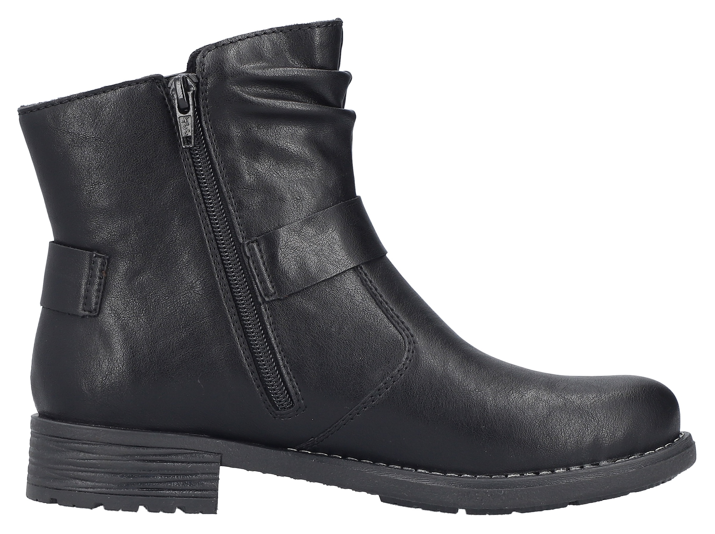 Rieker Stiefelette  Boots, Blockabsatz, mit Innenreissverschluss