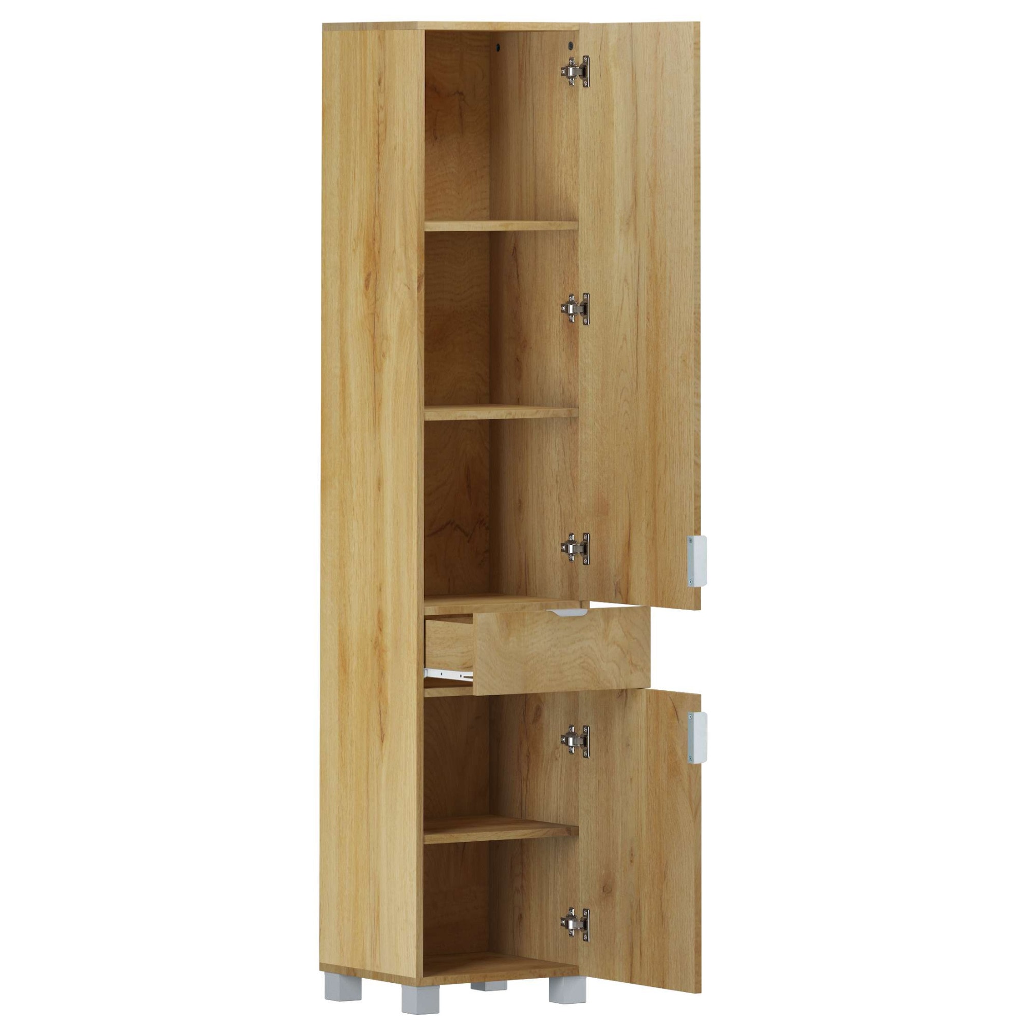 welltime Hochschrank »Lage« Pflegeleichte Oberfläche, viel Stauraum, FSC®-zertifiziert